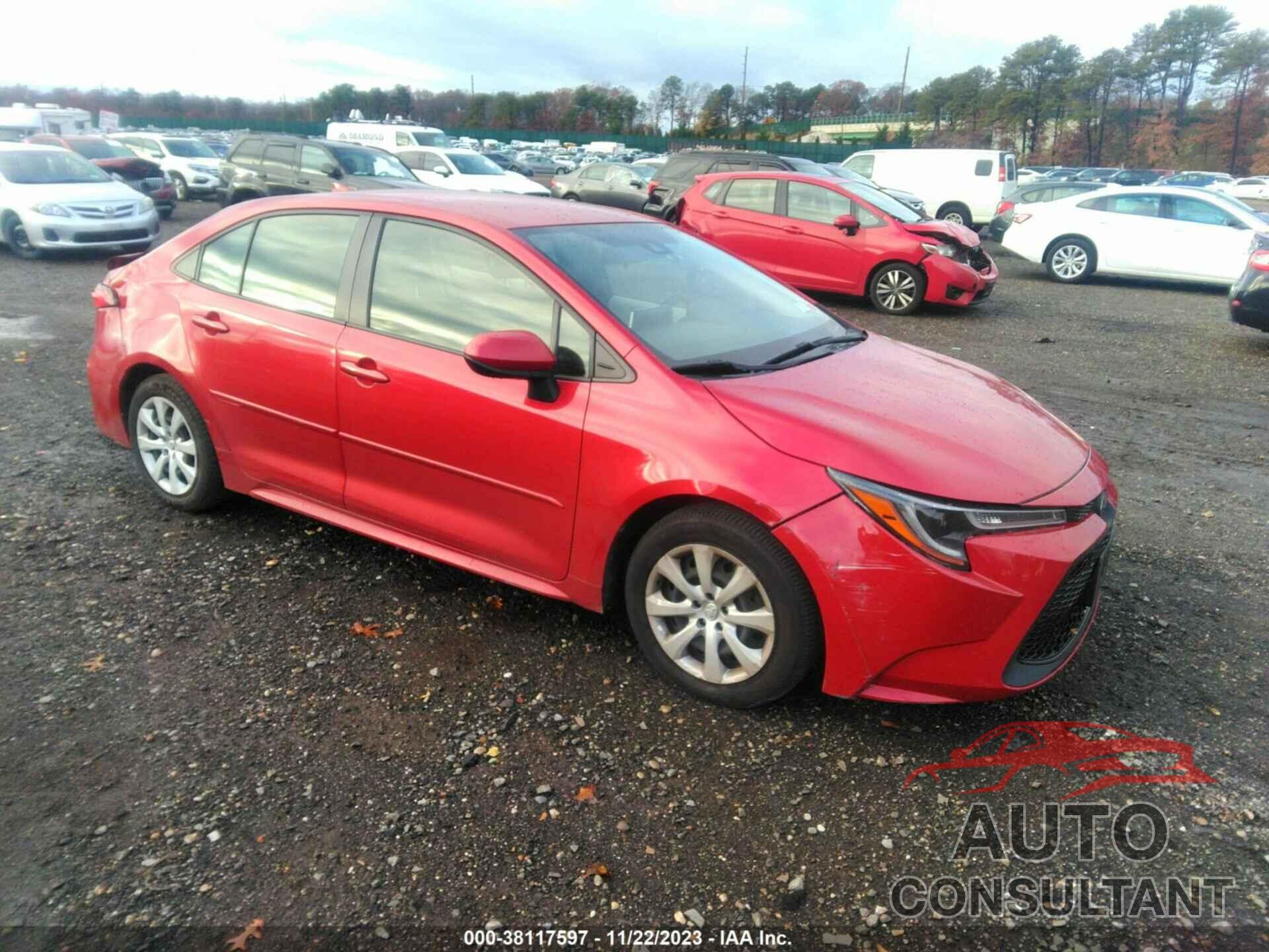 TOYOTA COROLLA 2020 - JTDEPRAE2LJ002427