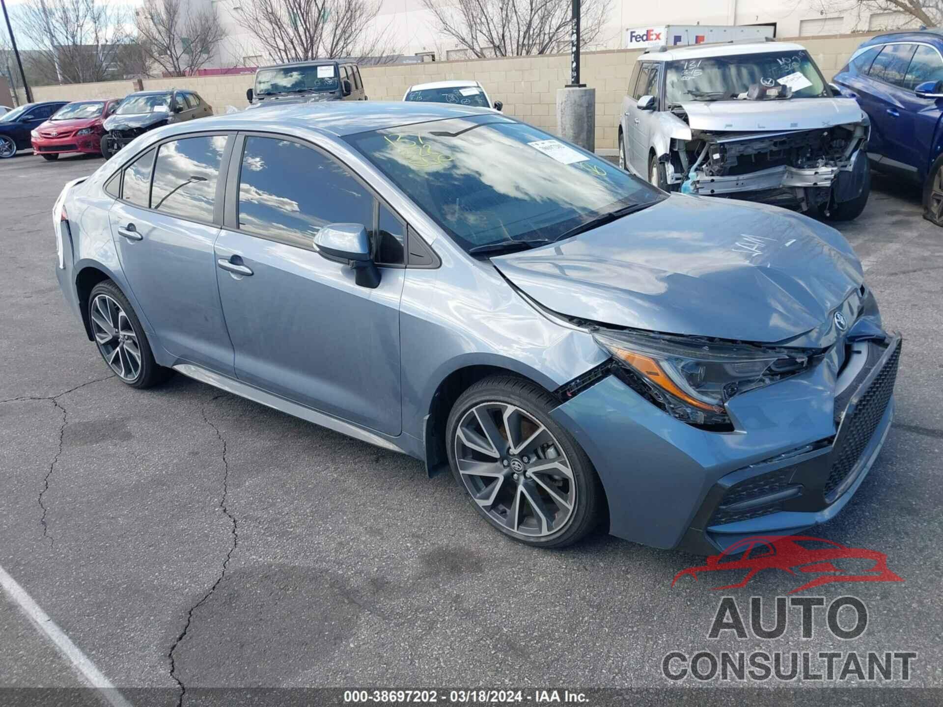 TOYOTA COROLLA 2021 - JTDS4MCE2MJ080610