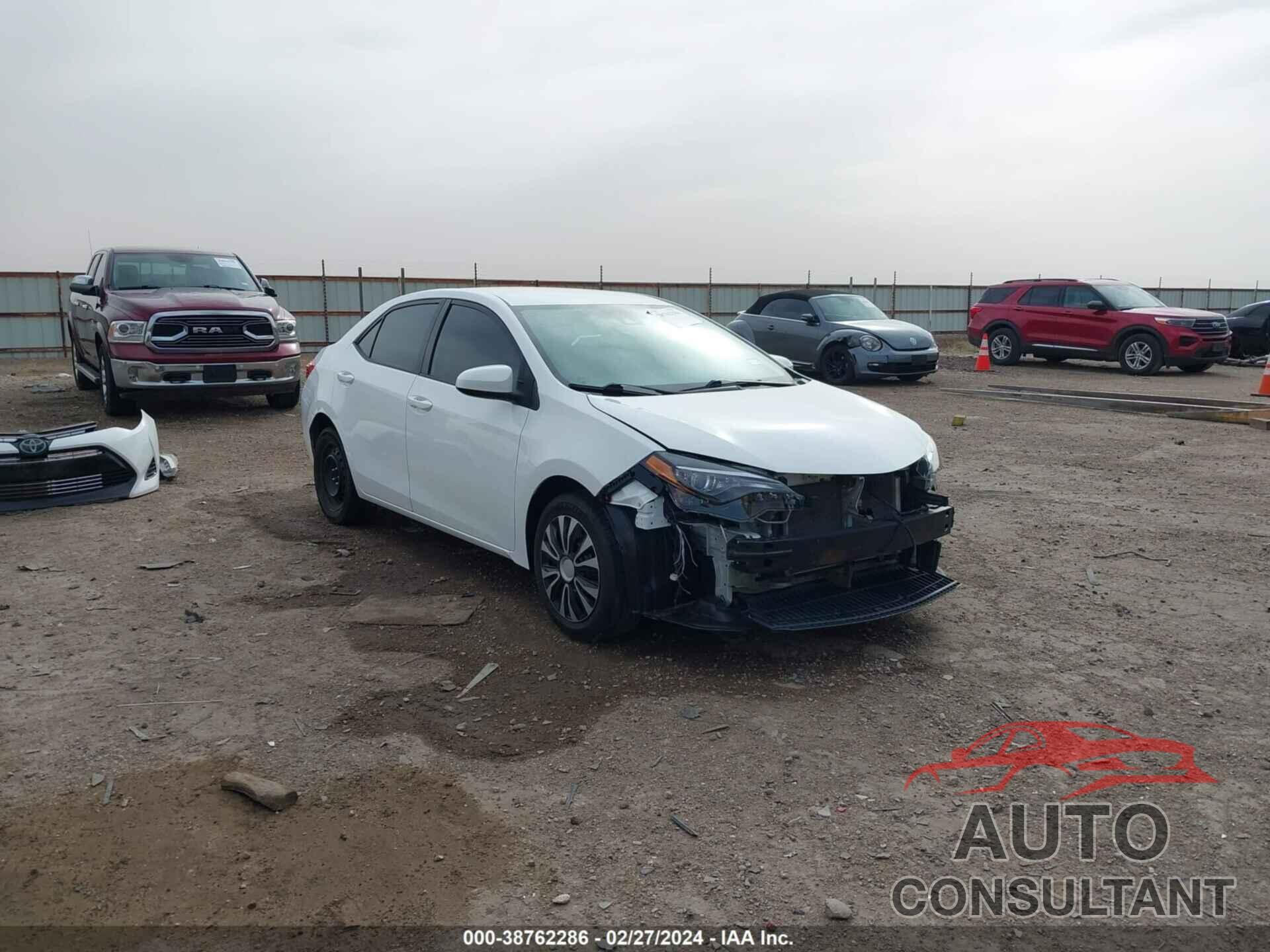 TOYOTA COROLLA 2017 - 5YFBURHE6HP628616