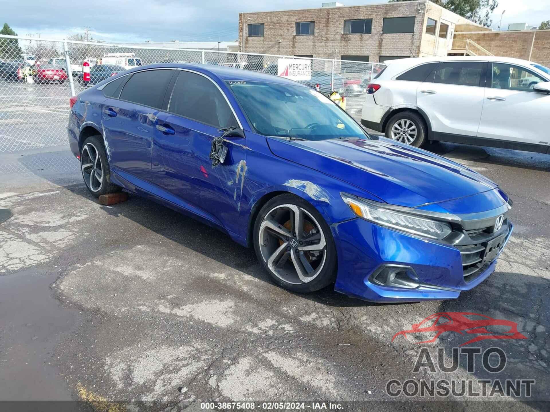 HONDA ACCORD 2022 - 1HGCV1F44NA093459