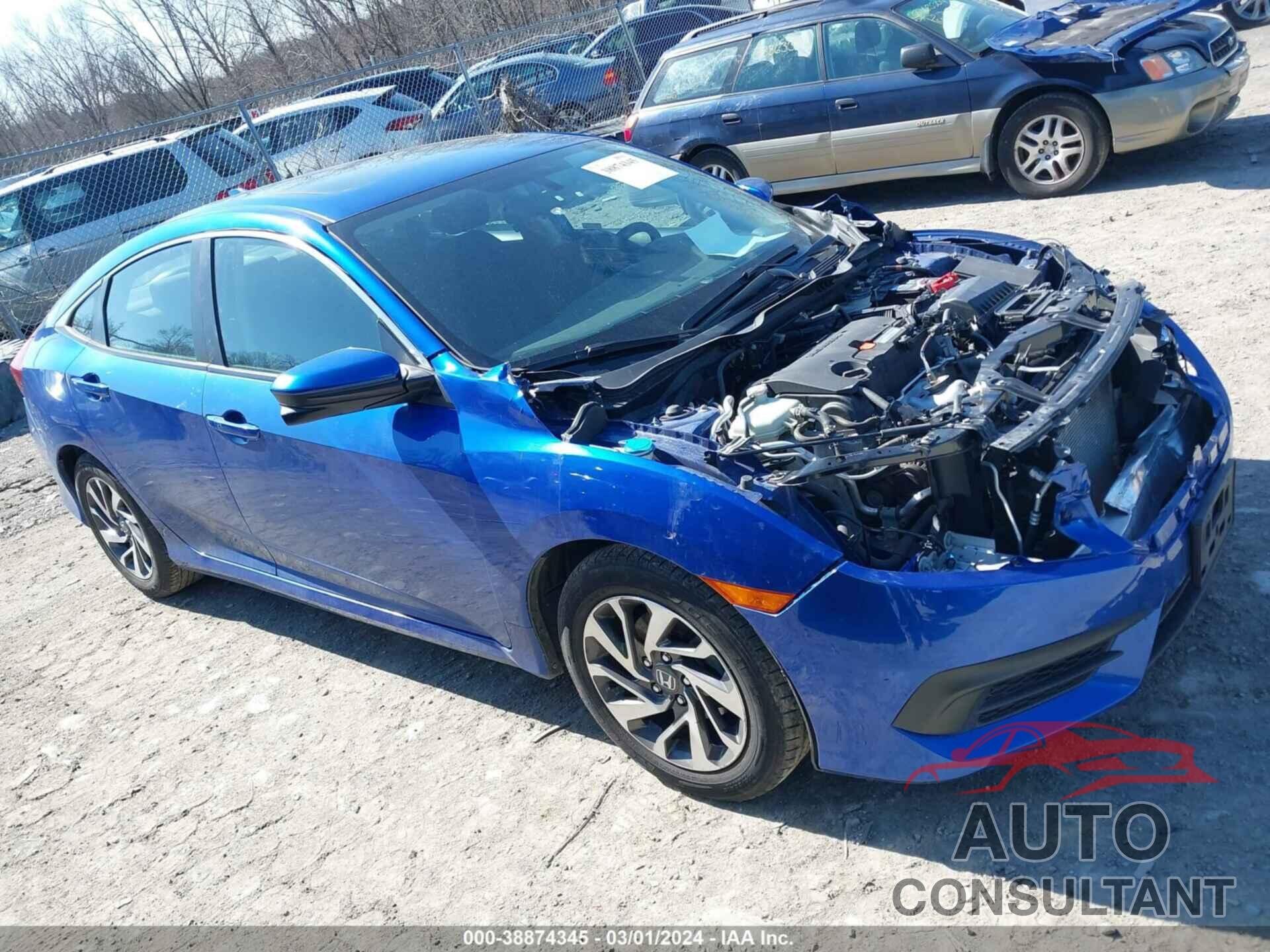 HONDA CIVIC 2018 - 2HGFC2F74JH577811