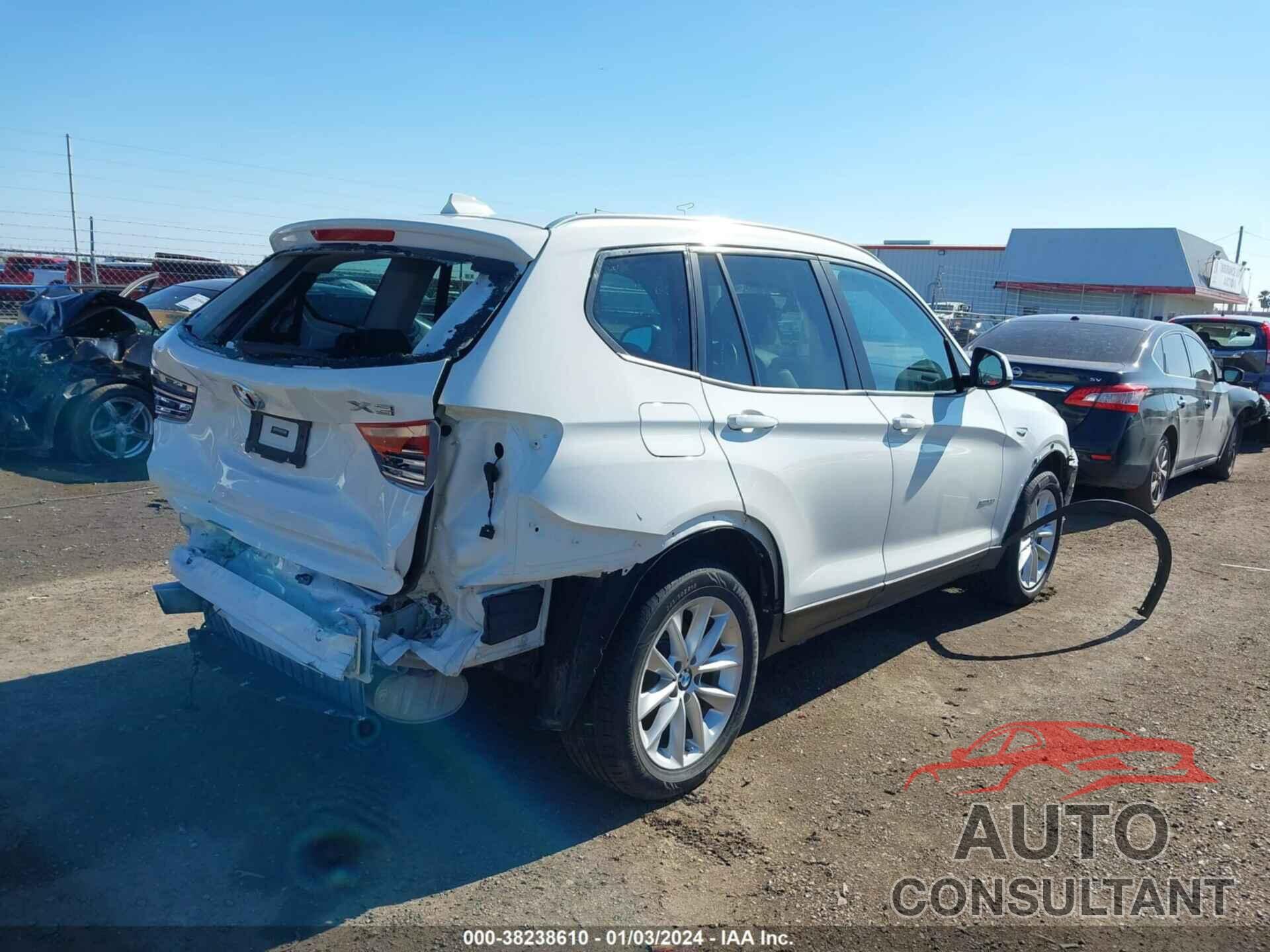 BMW X3 2017 - 5UXWZ7C36H0V89967