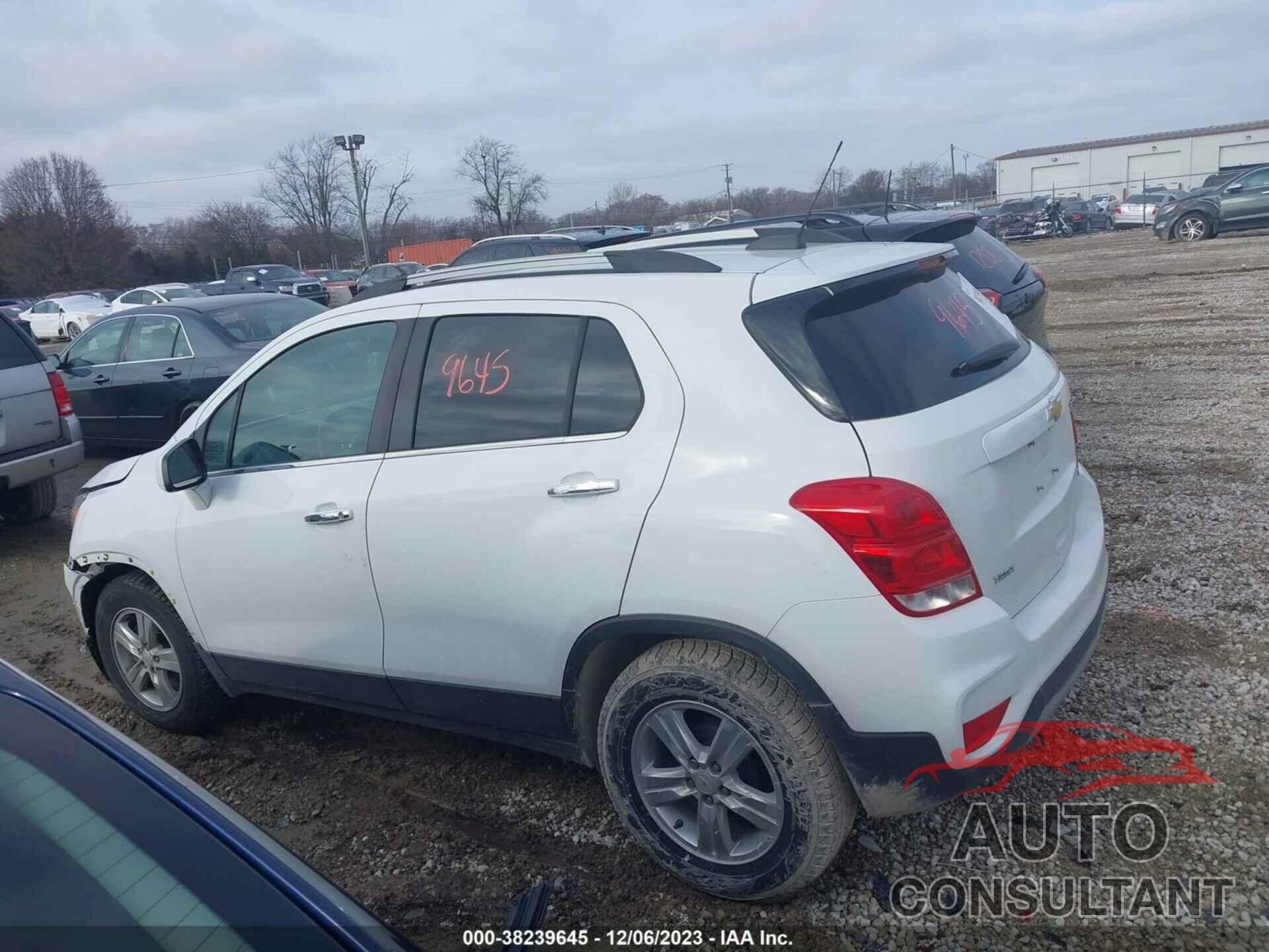 CHEVROLET TRAX 2019 - KL7CJLSB3KB797360