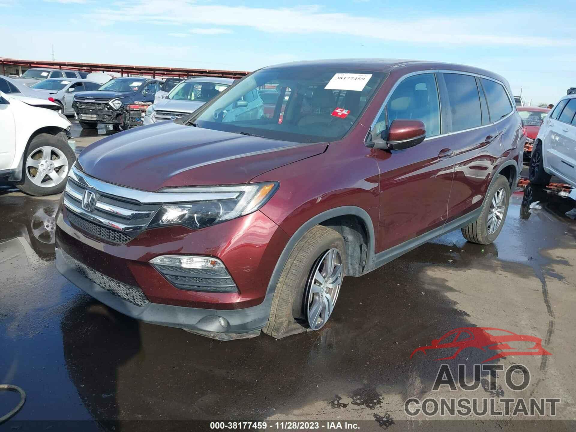 HONDA PILOT 2017 - 5FNYF6H59HB035010