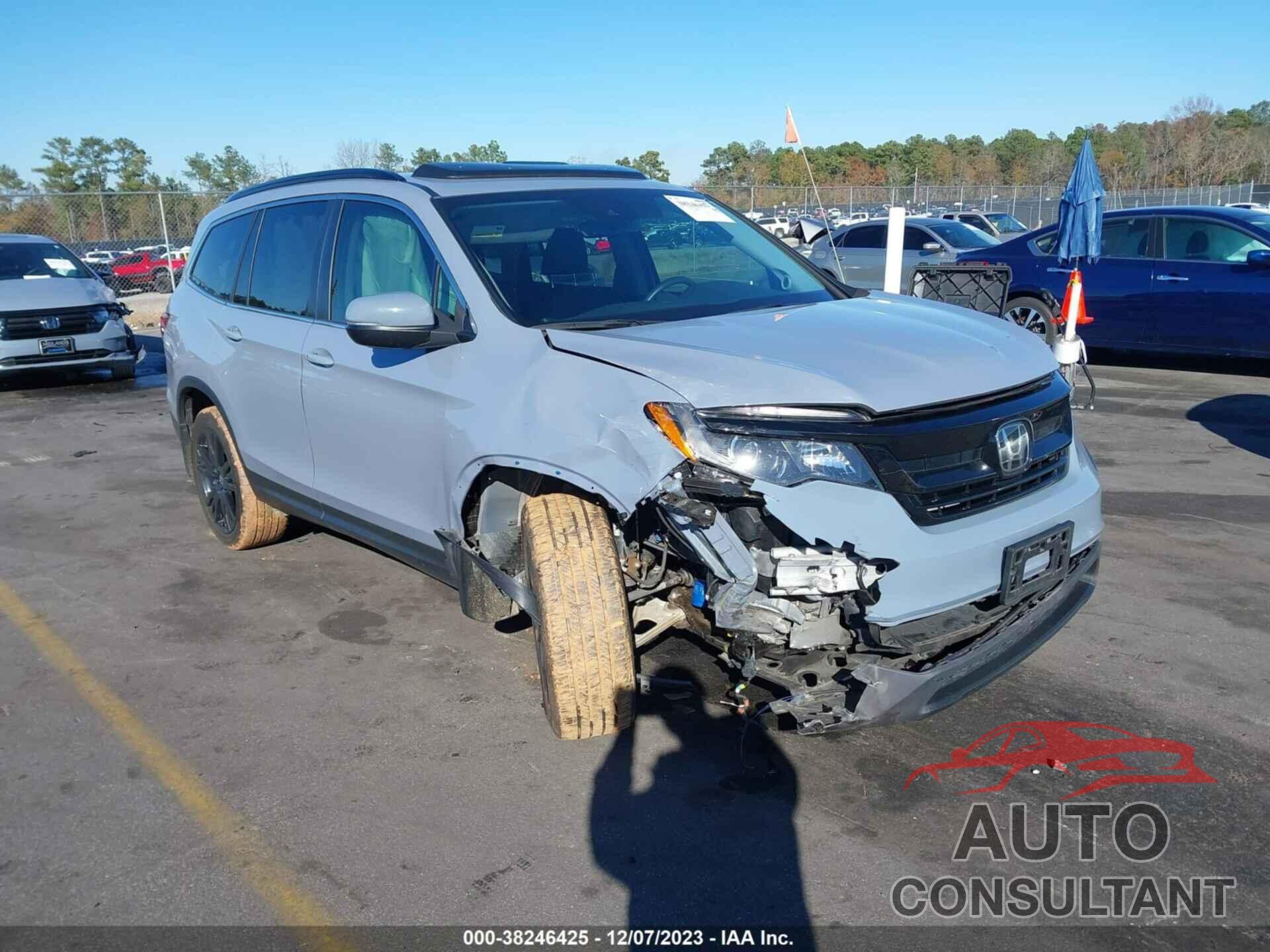 HONDA PILOT 2022 - 5FNYF5H26NB031296