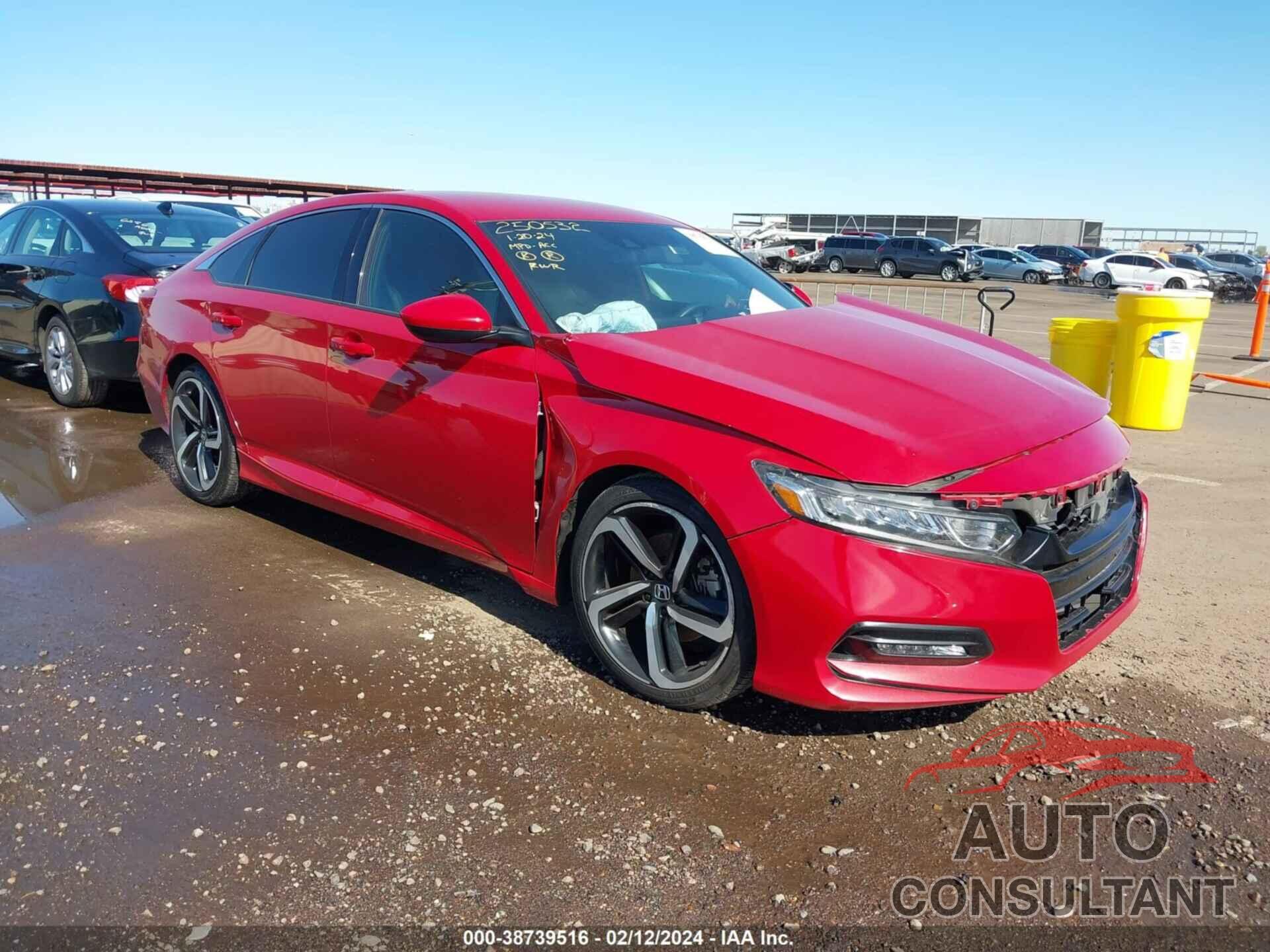 HONDA ACCORD 2018 - 1HGCV1E32JA147733