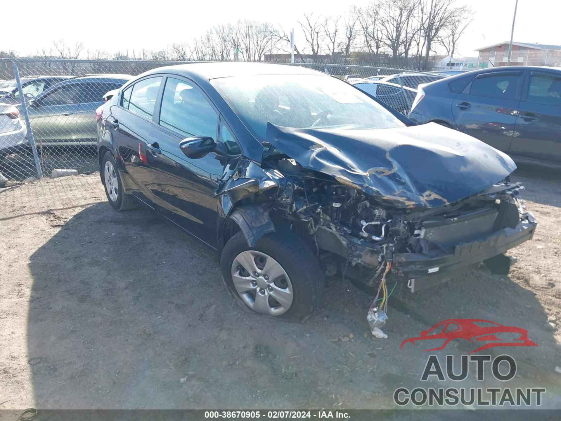 KIA FORTE 2016 - KNAFX4A67G5570569