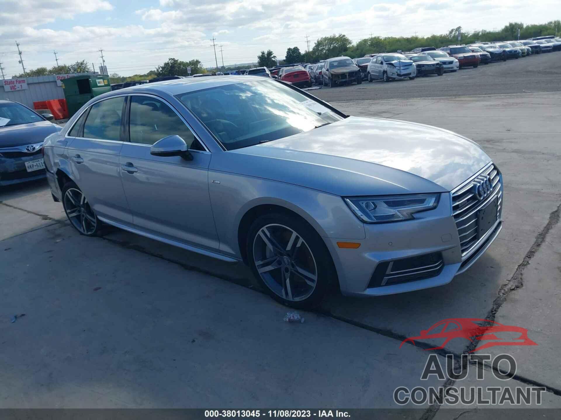 AUDI A4 2018 - WAUENAF45JA161234