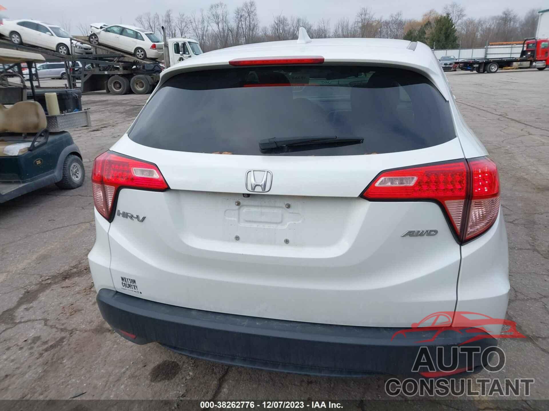 HONDA HR-V 2016 - 3CZRU6H54GM744345