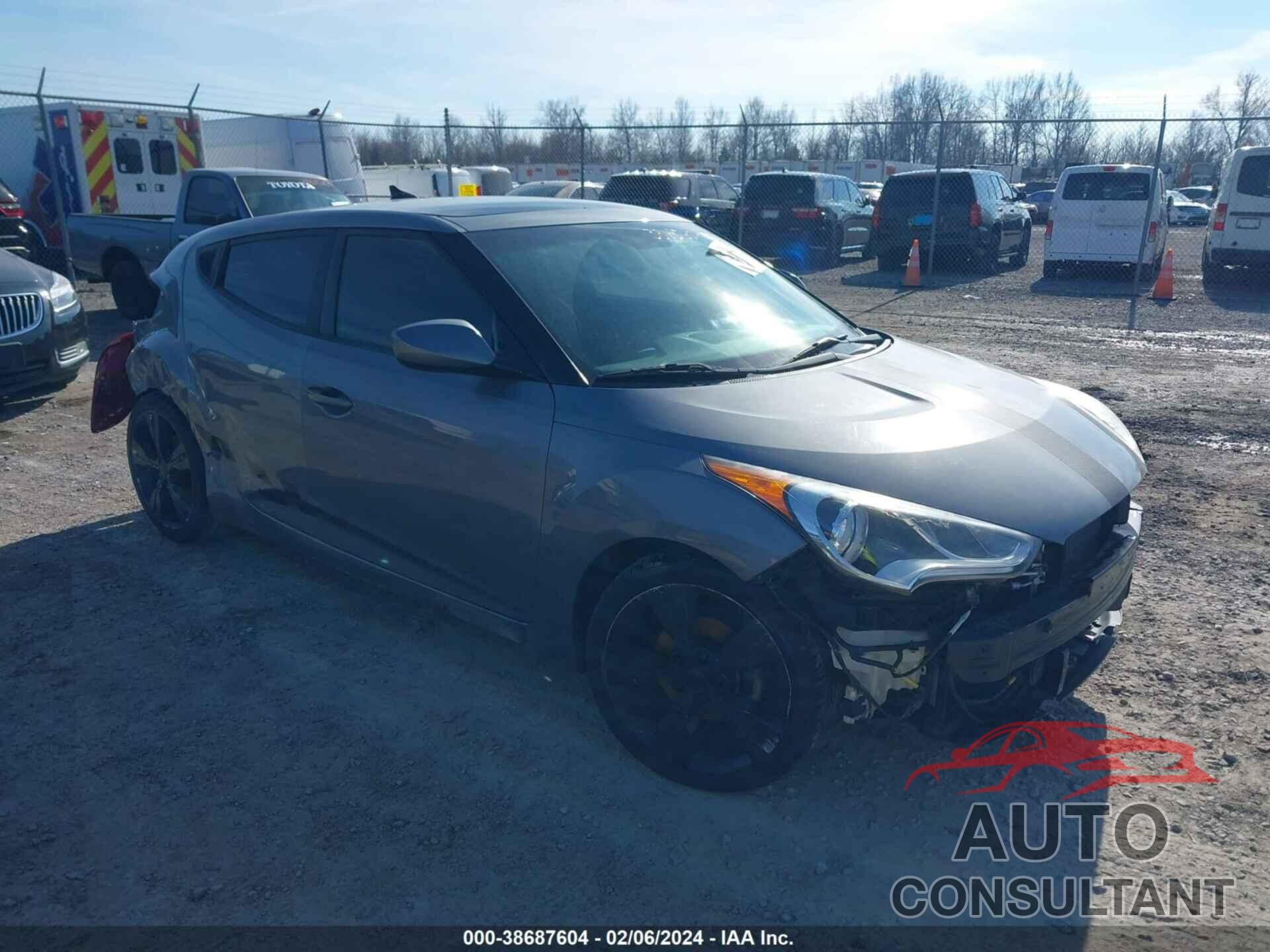 HYUNDAI VELOSTER 2016 - KMHTC6AD6GU253301