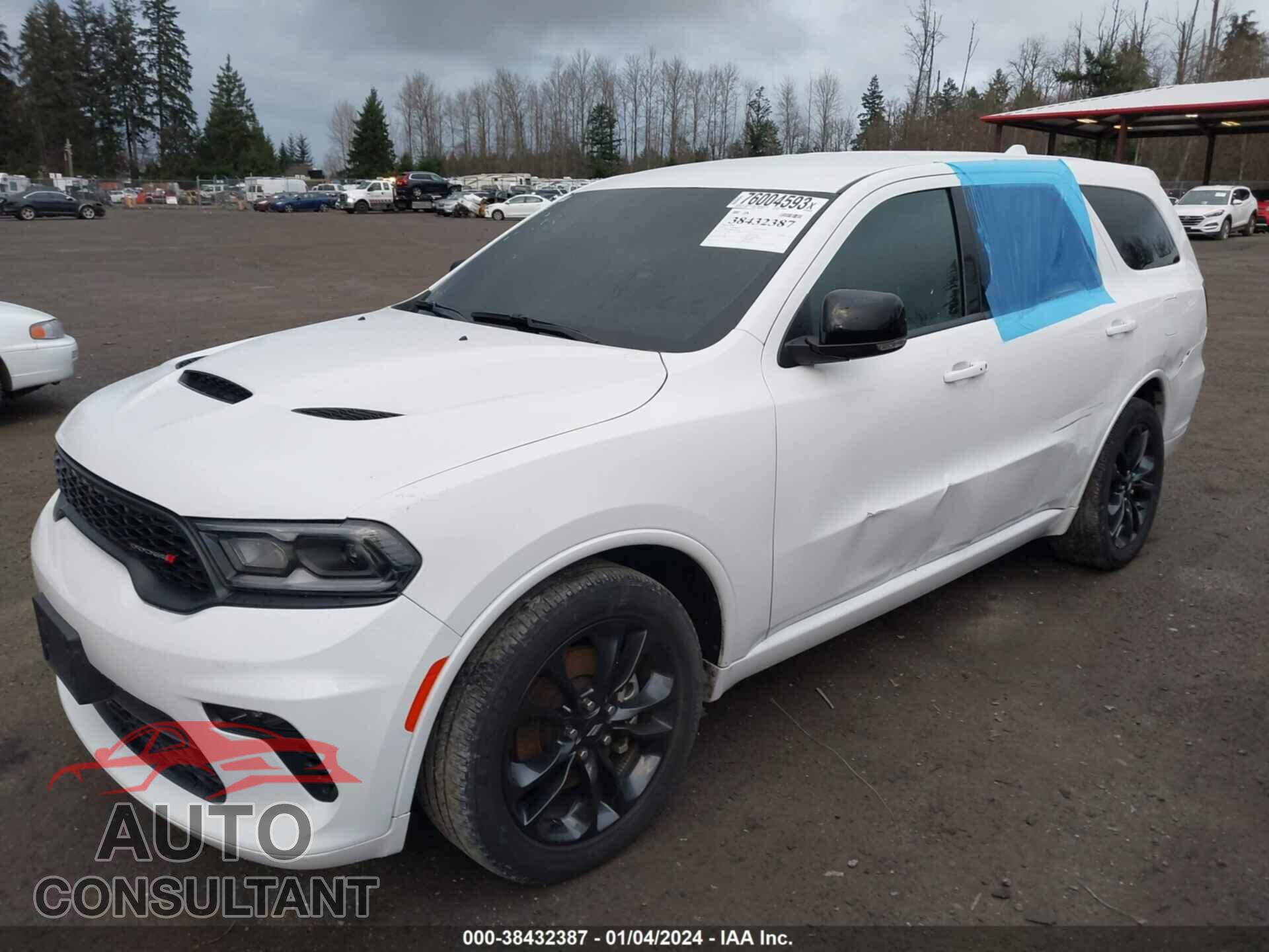 DODGE DURANGO 2021 - 1C4RDHDG8MC791545
