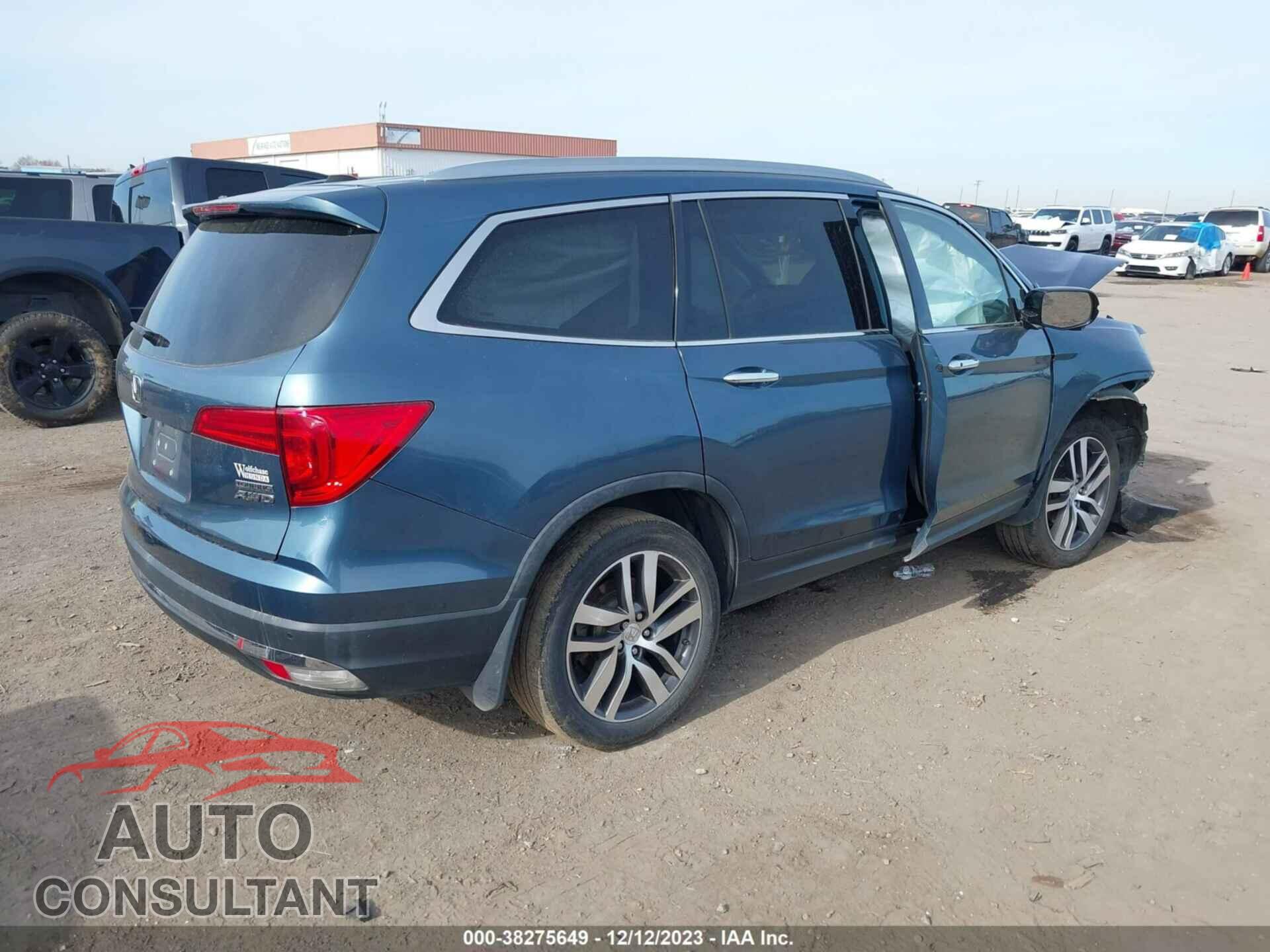 HONDA PILOT 2017 - 5FNYF6H90HB052443