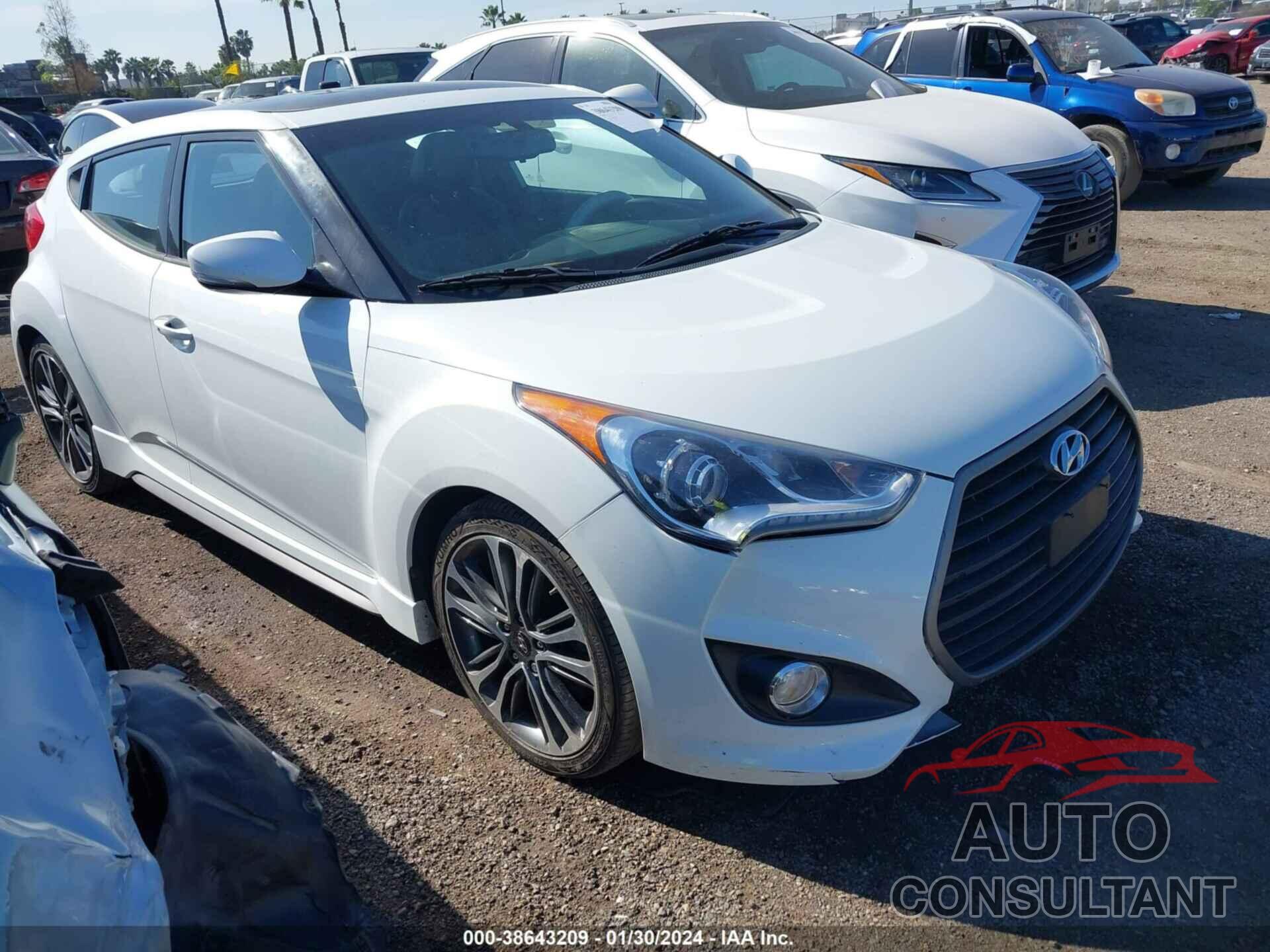 HYUNDAI VELOSTER 2016 - KMHTC6AE9GU289749