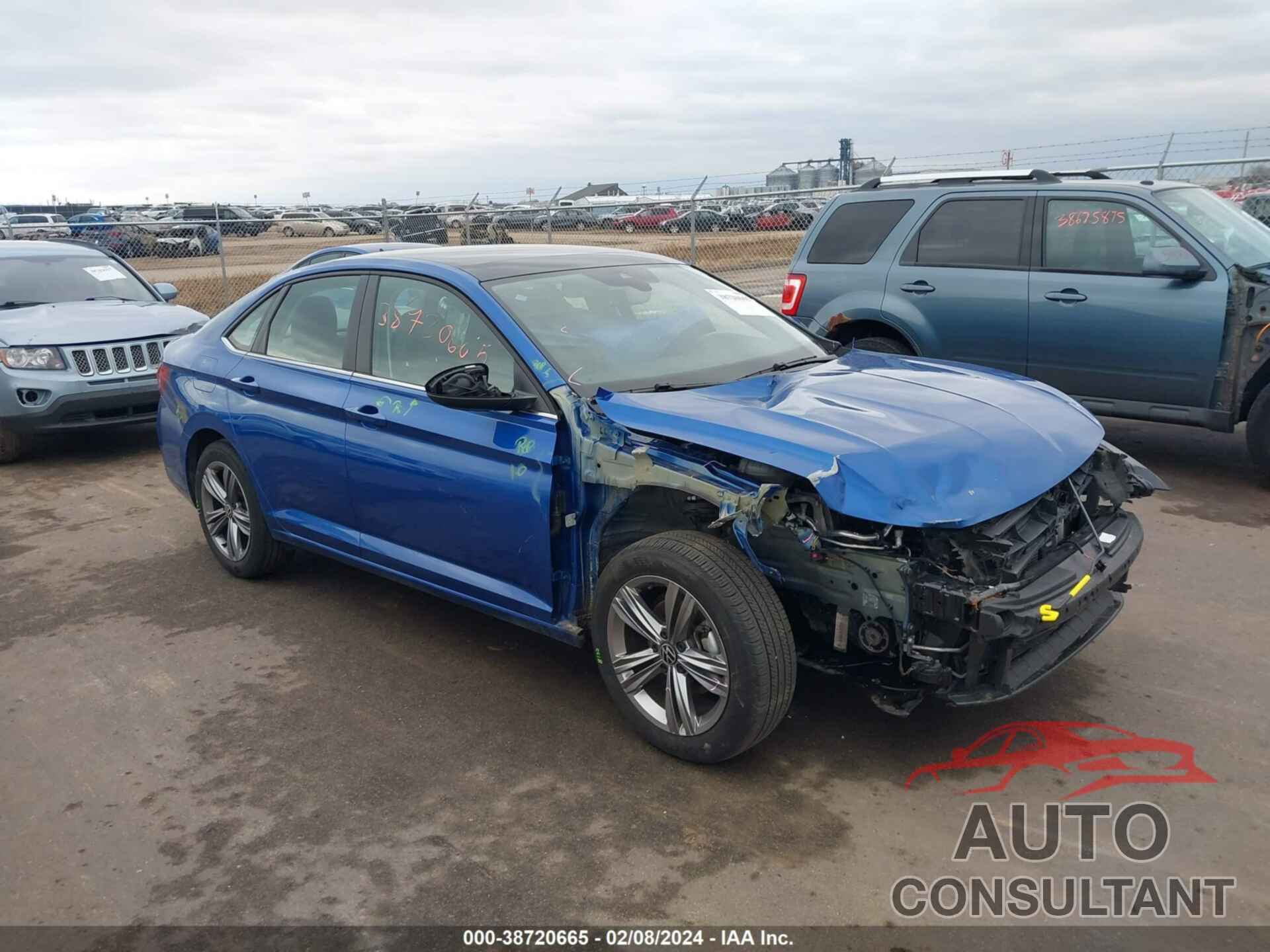 VOLKSWAGEN JETTA 2022 - 3VW7M7BU4NM019387