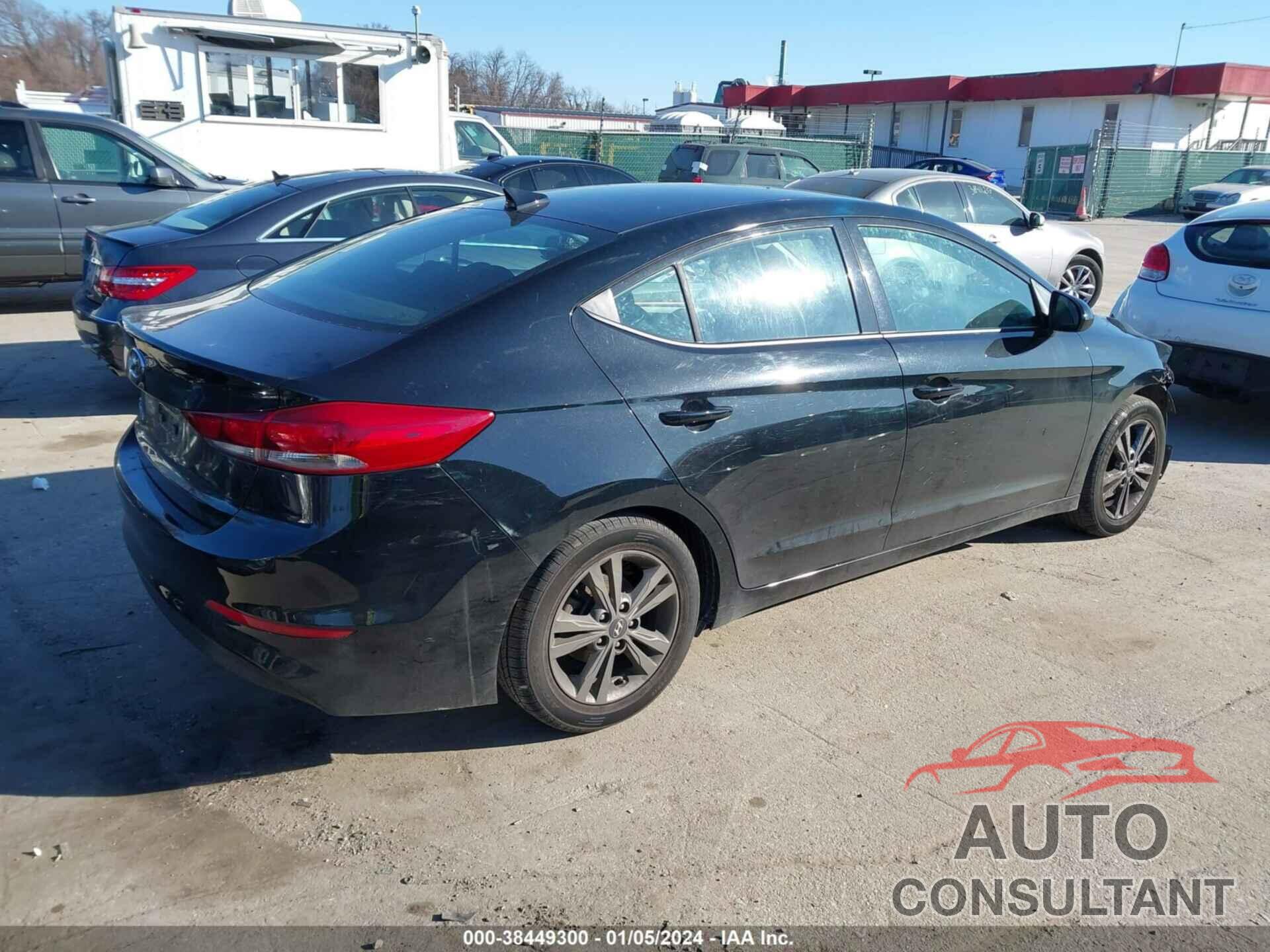 HYUNDAI ELANTRA 2018 - 5NPD84LF7JH229720