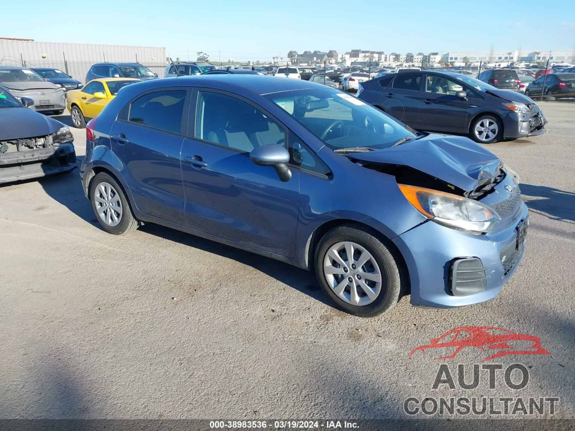 KIA RIO 2016 - KNADM5A39G6676222