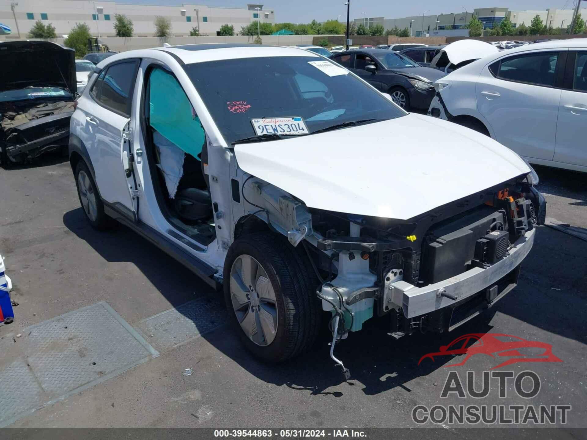 HYUNDAI KONA ELECTRIC 2021 - KM8K53AG0MU129390