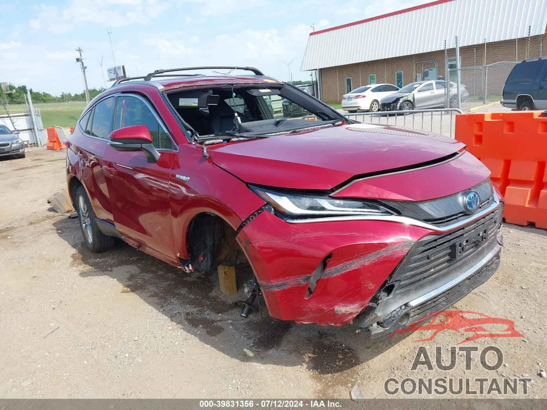 TOYOTA VENZA 2021 - JTEAAAAH5MJ034877