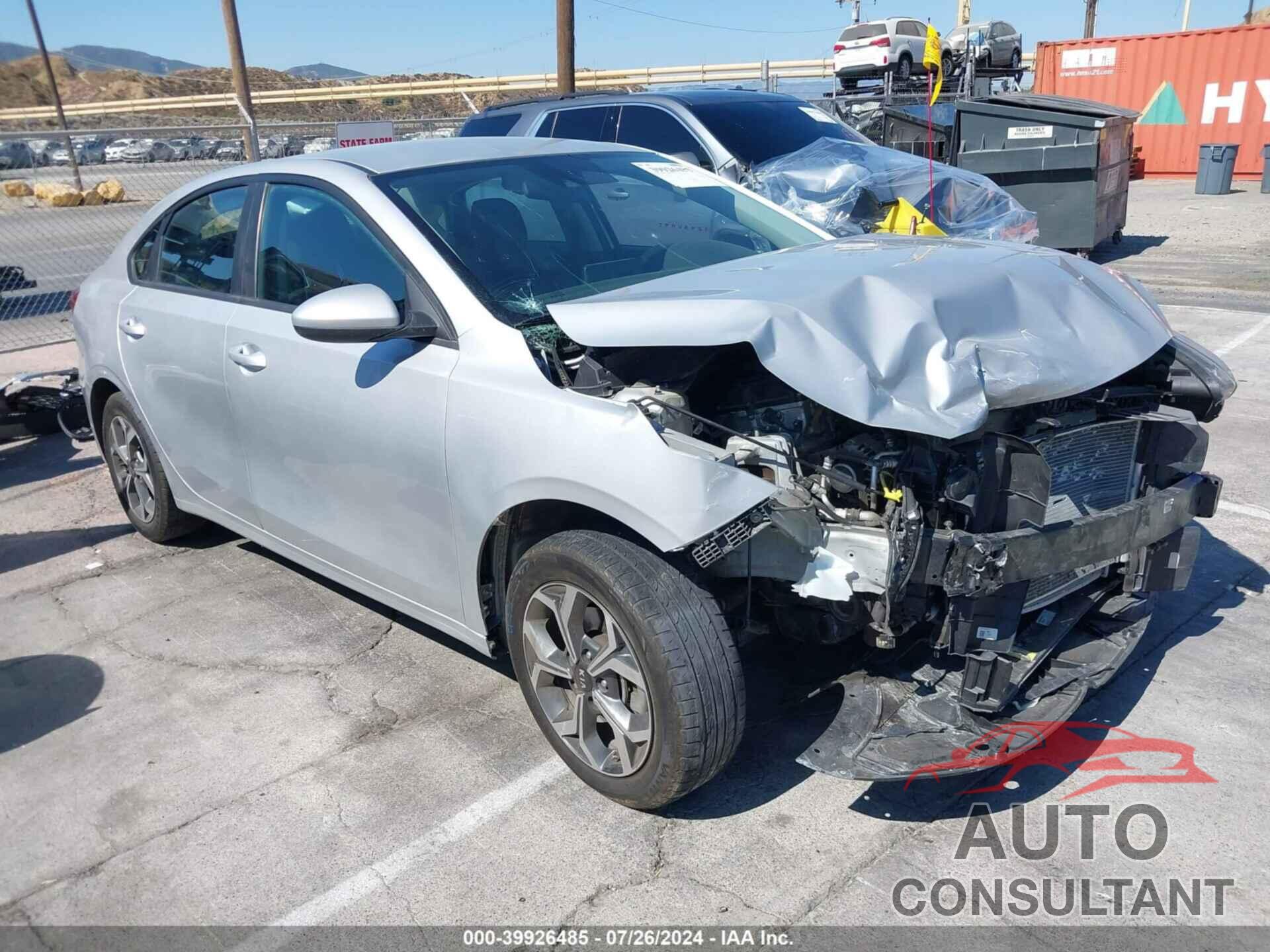 KIA FORTE 2021 - 3KPF24AD1ME378161