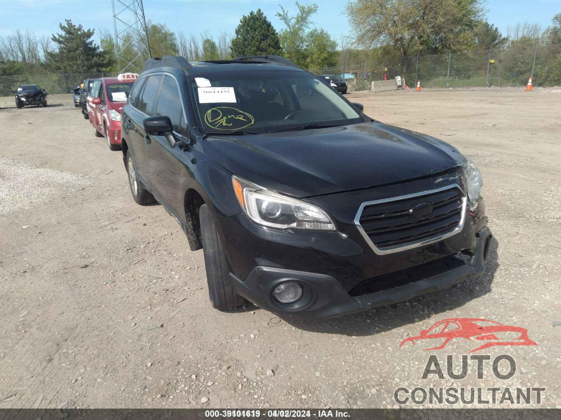 SUBARU OUTBACK 2016 - 4S4BSBDCXG3252992
