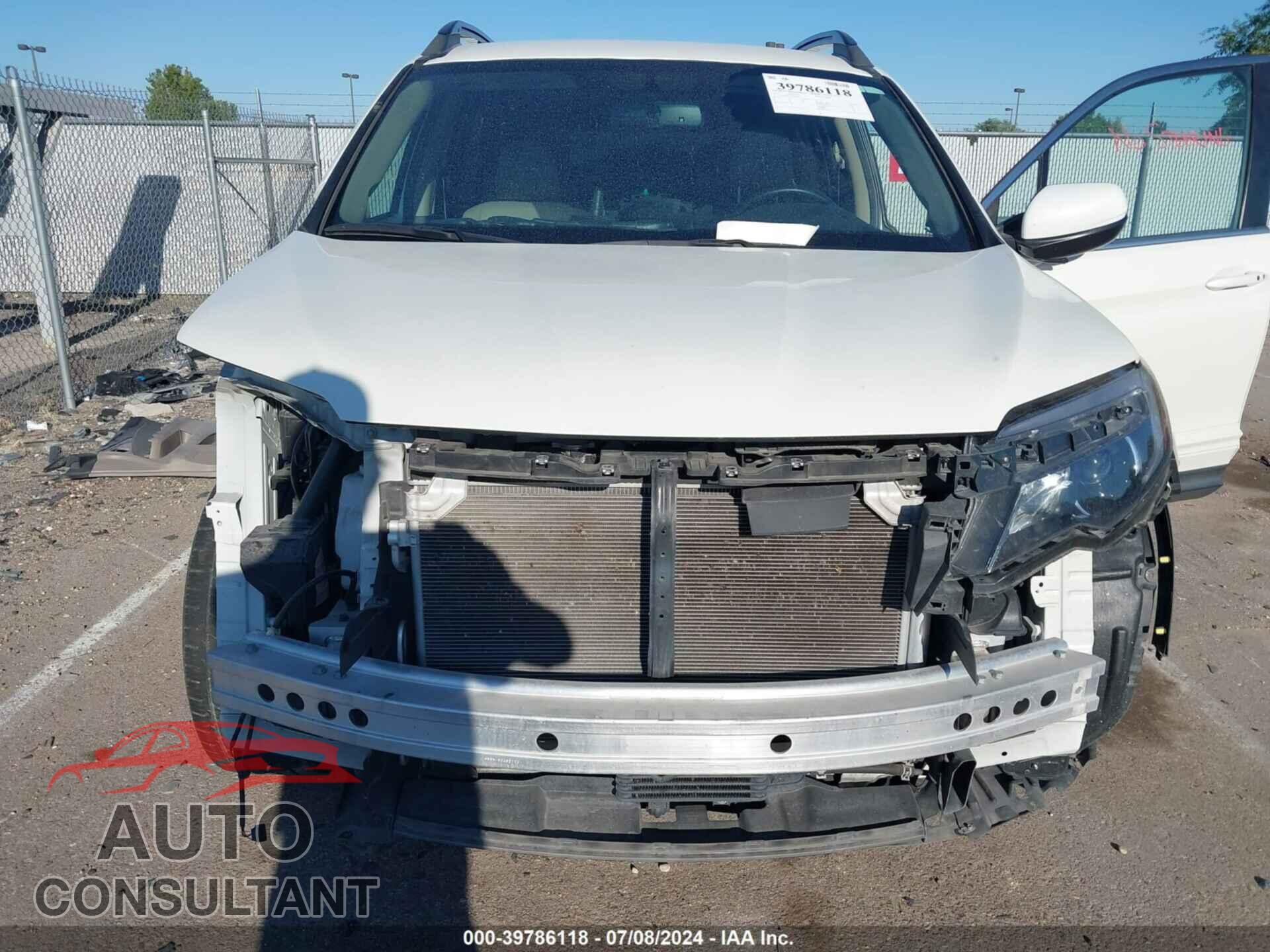 HONDA RIDGELINE 2017 - 5FPYK3F67HB009096
