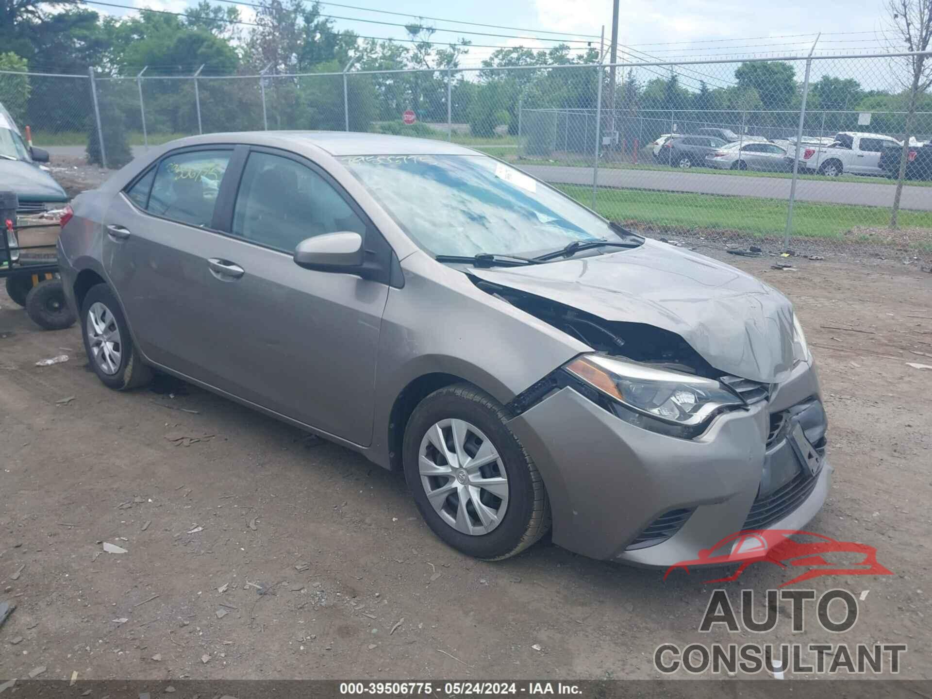 TOYOTA COROLLA 2016 - 2T1BPRHE6GC483356