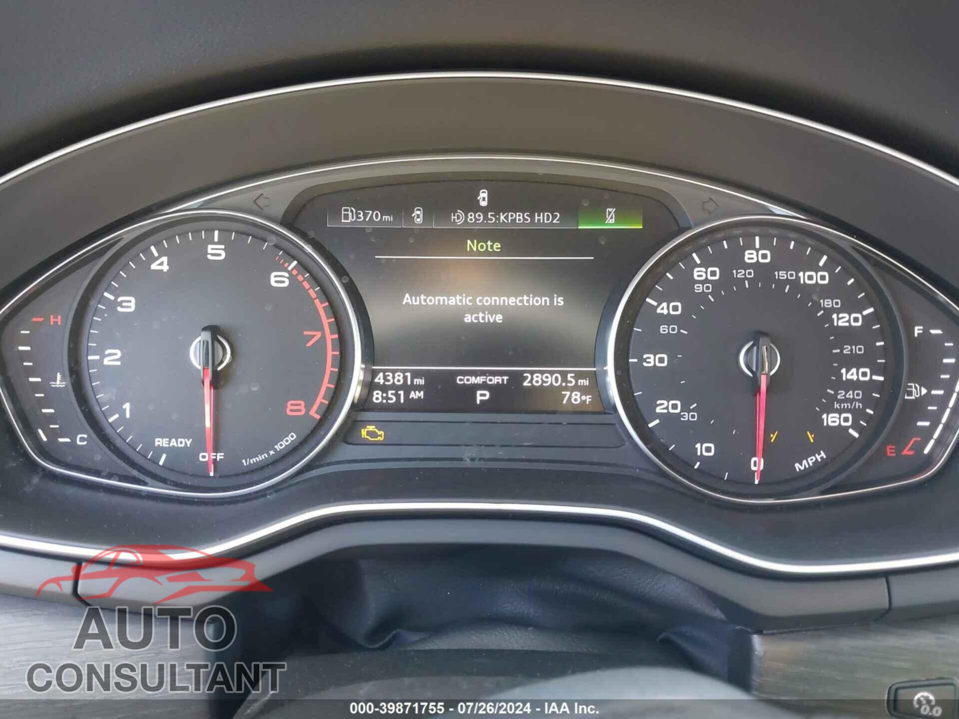 AUDI A4 2024 - WAUDAAF41RN002254
