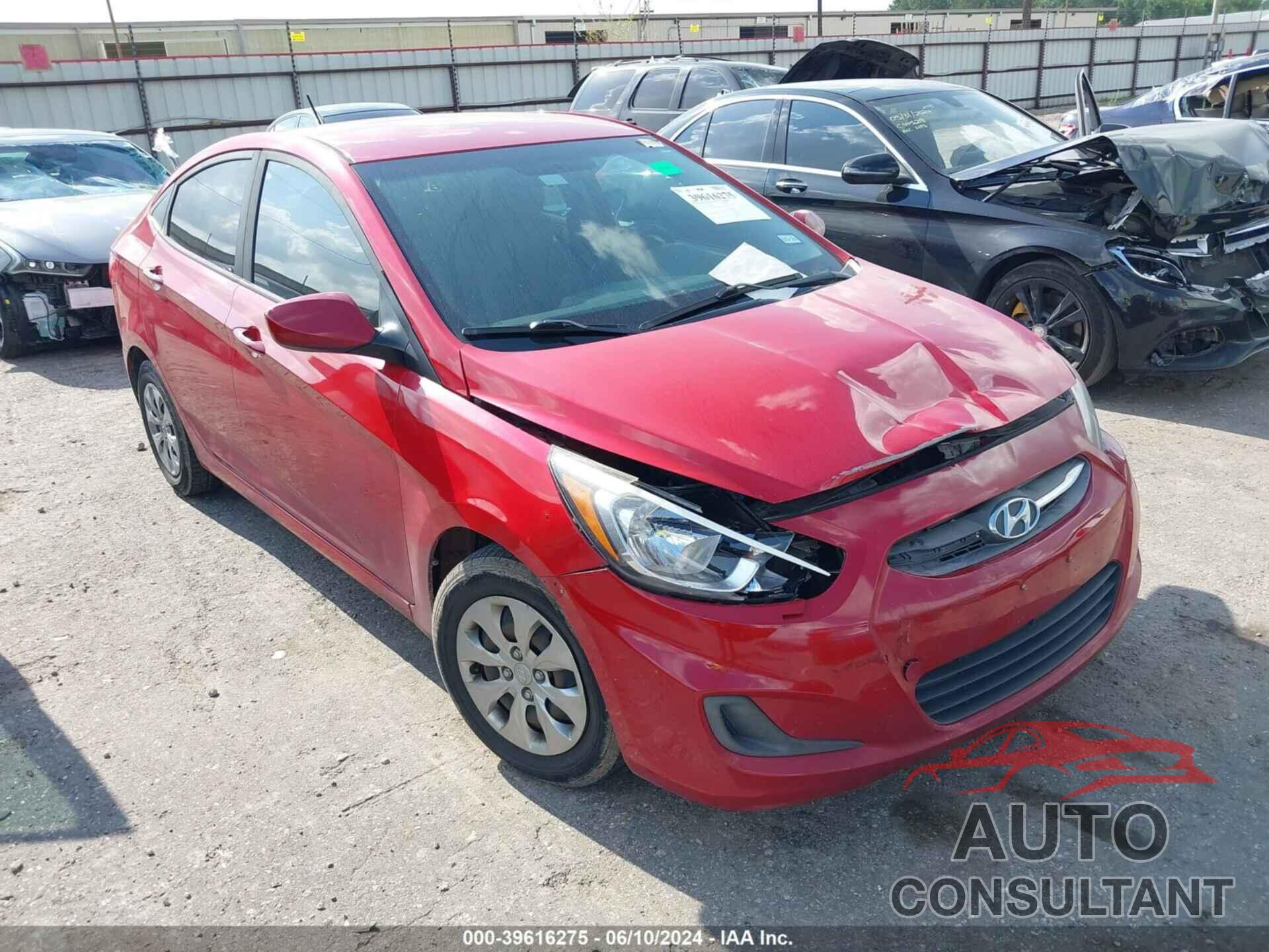 HYUNDAI ACCENT 2017 - KMHCT4AE7HU206311