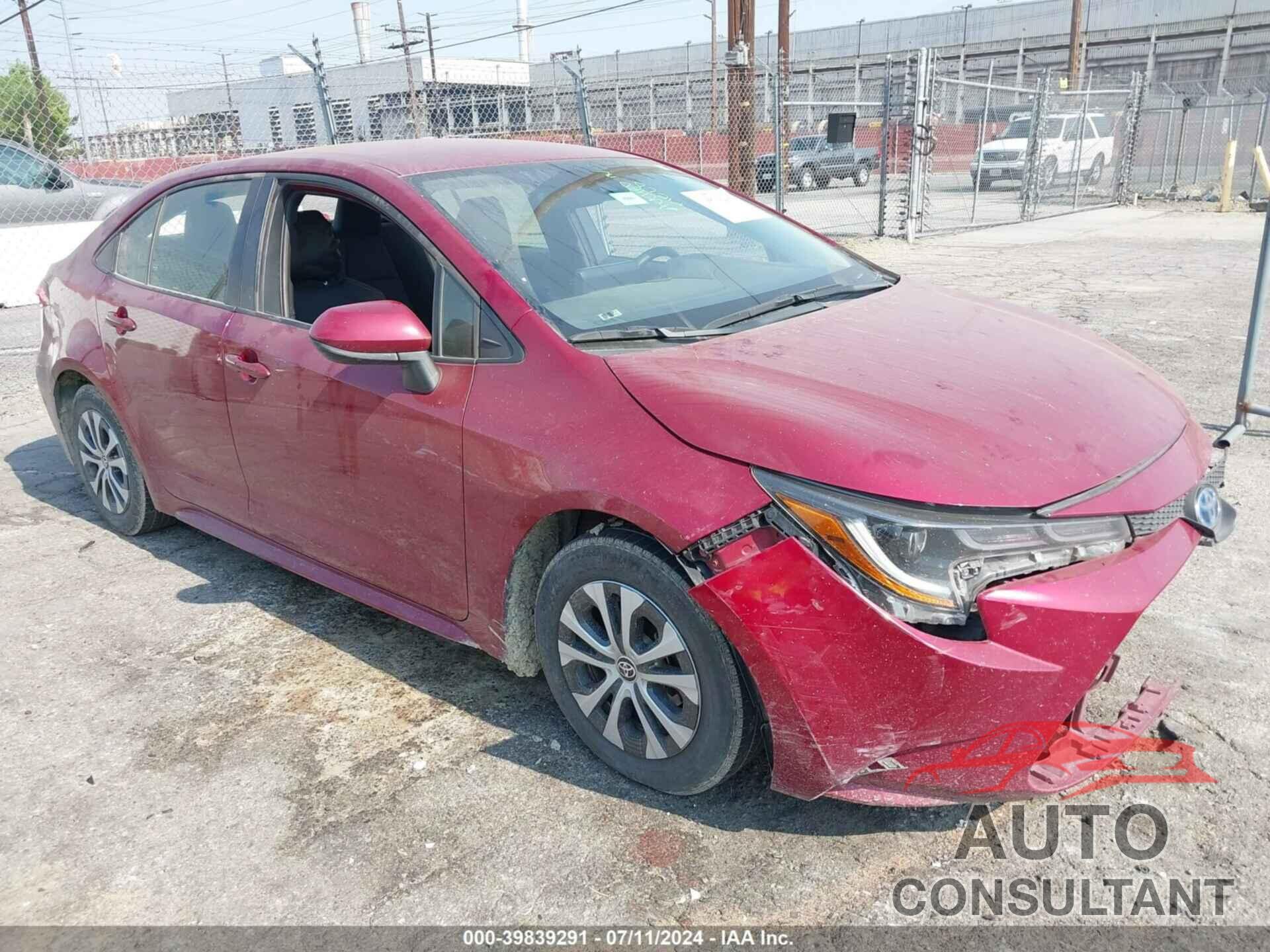 TOYOTA COROLLA 2022 - JTDEAMDE1NJ058975