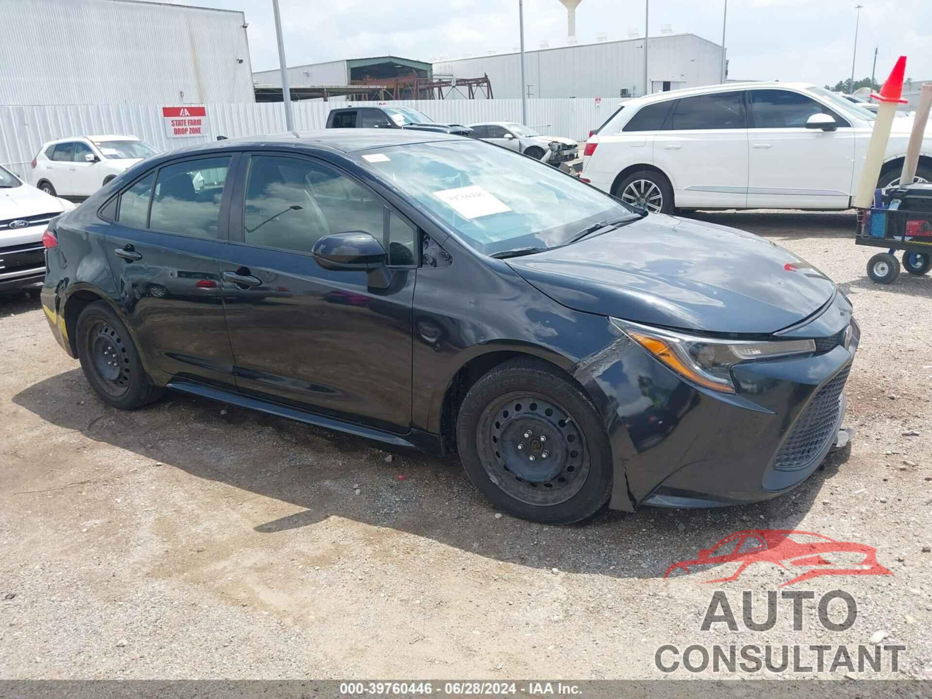 TOYOTA COROLLA 2020 - JTDEPRAE0LJ101442