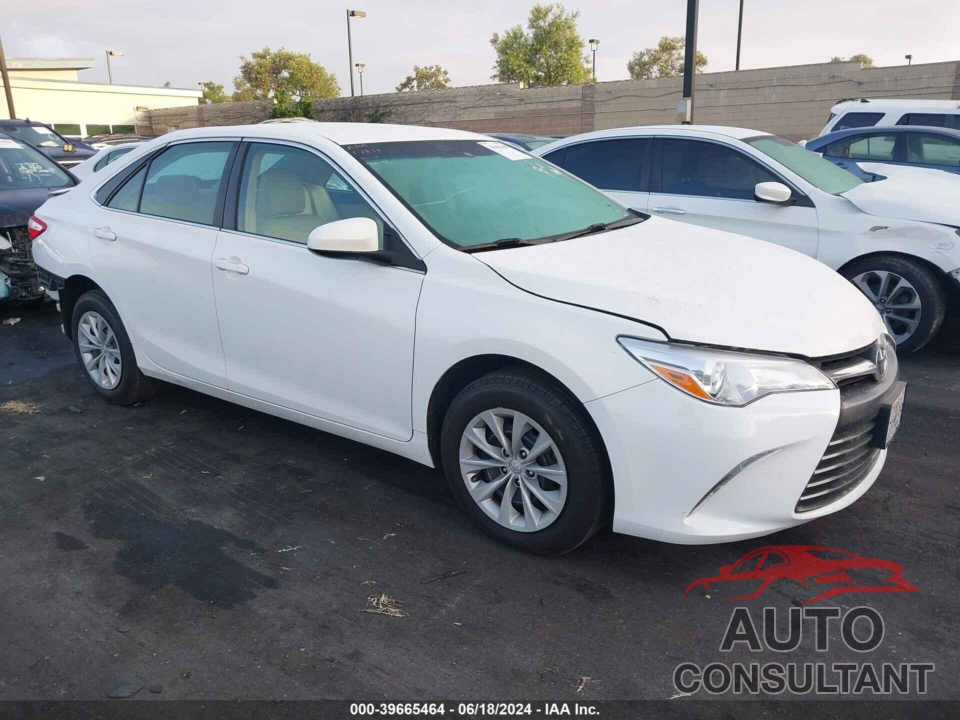 TOYOTA CAMRY 2016 - 4T4BF1FK1GR531203