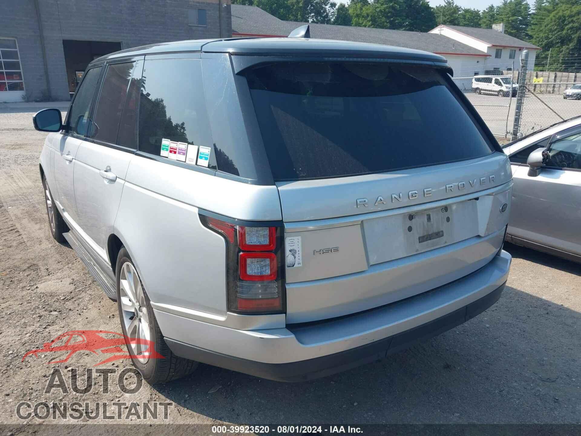 LAND ROVER RANGE ROVER 2017 - SALGS2FV7HA345452