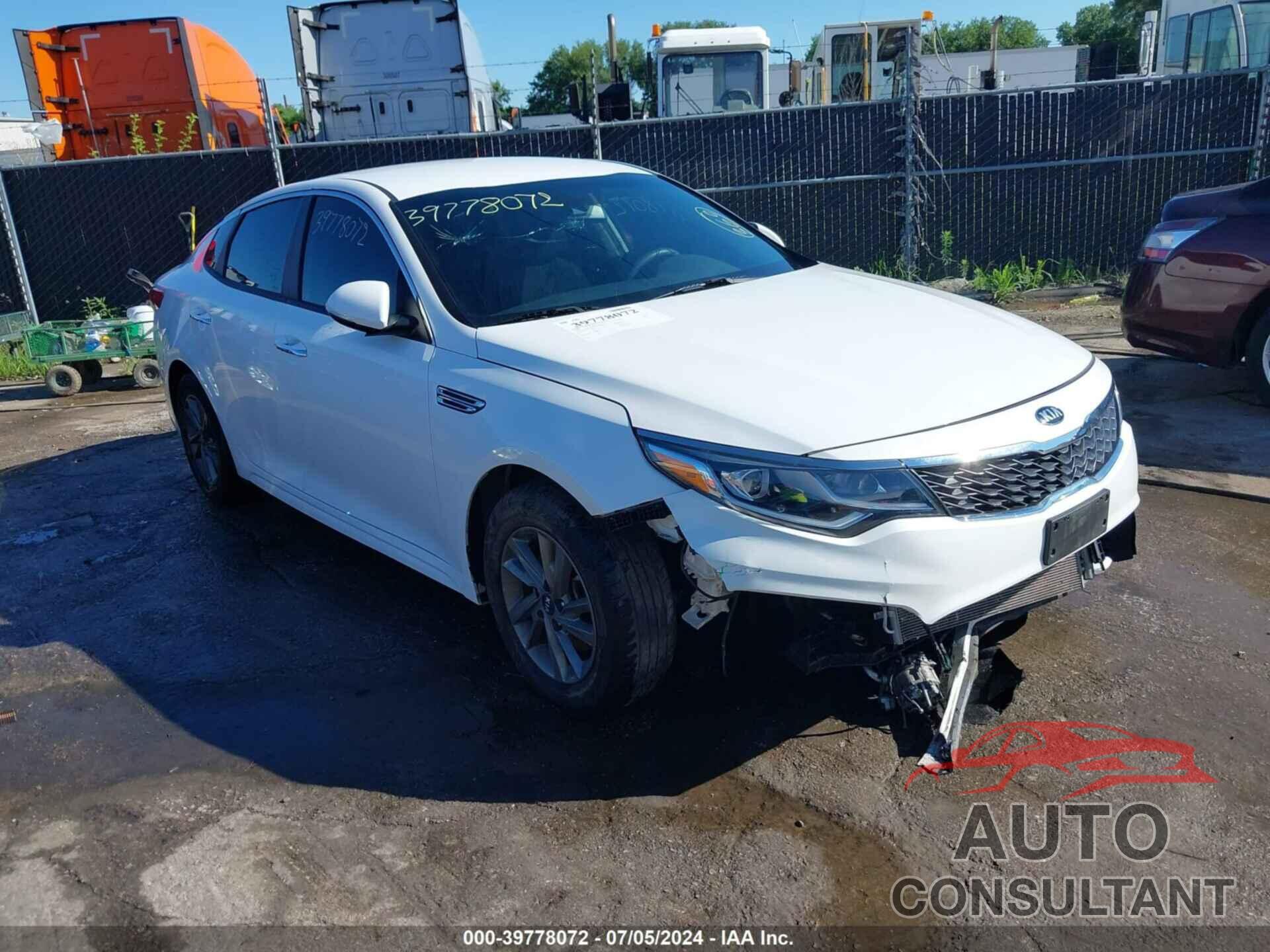 KIA OPTIMA 2020 - 5XXGT4L3XLG427899