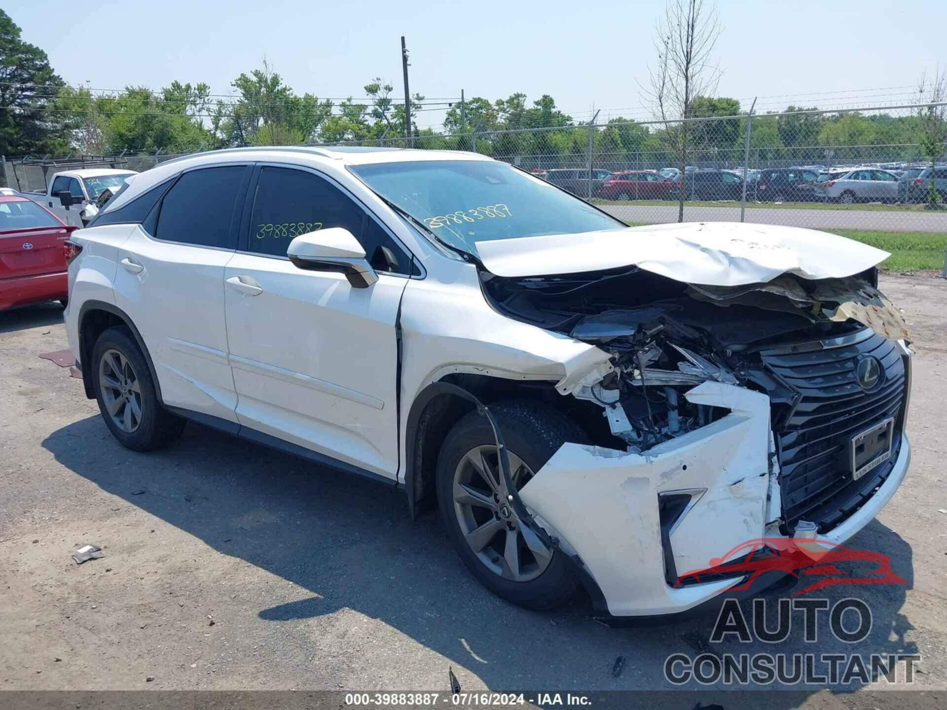 LEXUS RX 350 2019 - 2T2BZMCA9KC202060