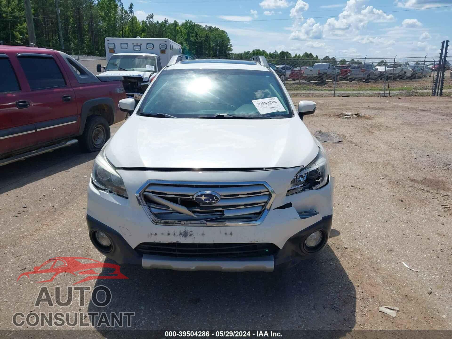 SUBARU OUTBACK 2017 - 4S4BSENC5H3306801