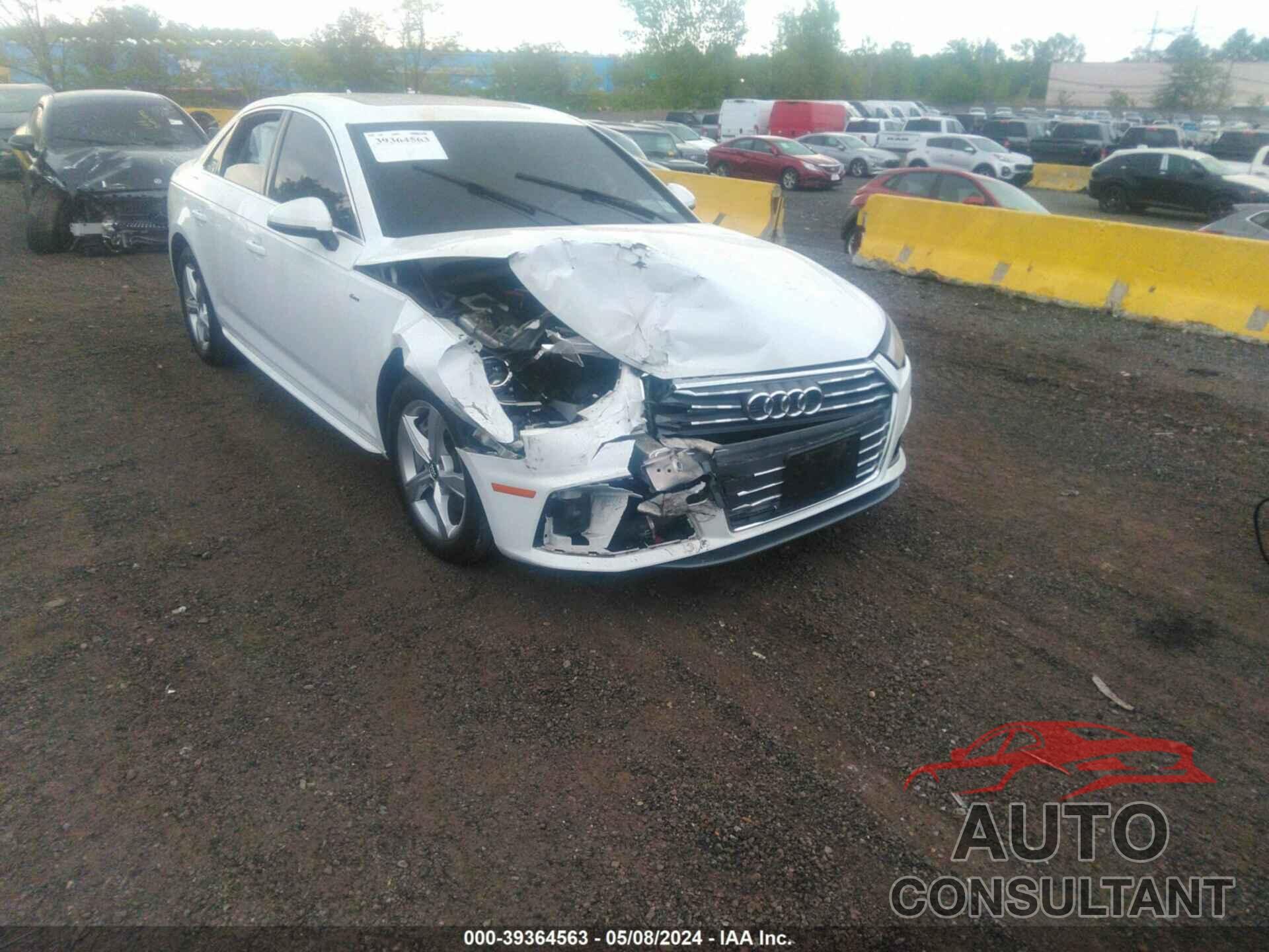 AUDI A4 2019 - WAUDNAF46KN020095