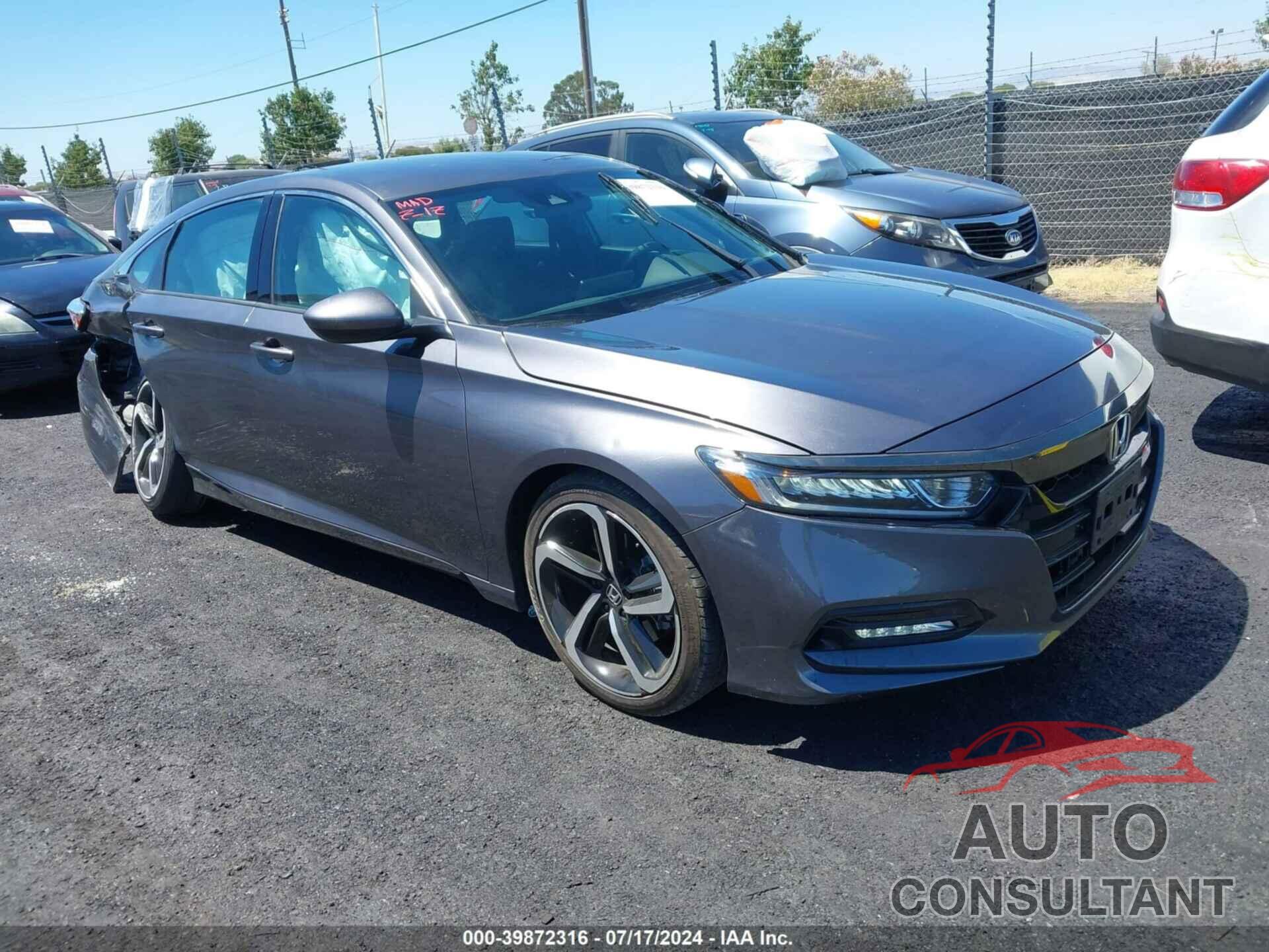 HONDA ACCORD 2019 - 1HGCV1F34KA051070