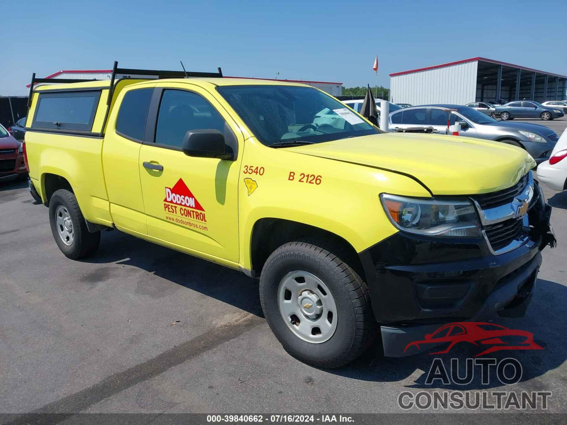 CHEVROLET COLORADO 2019 - 1GCHSBEA5K1274107