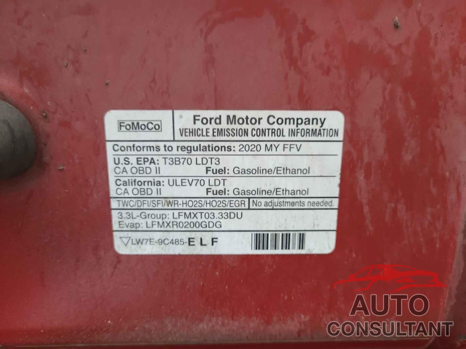 FORD F150 2020 - 1FTMF1EB1LKD12644