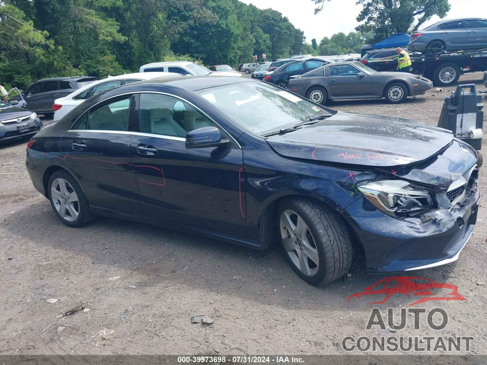 MERCEDES-BENZ CLA 250 2019 - WDDSJ4GB6KN723142