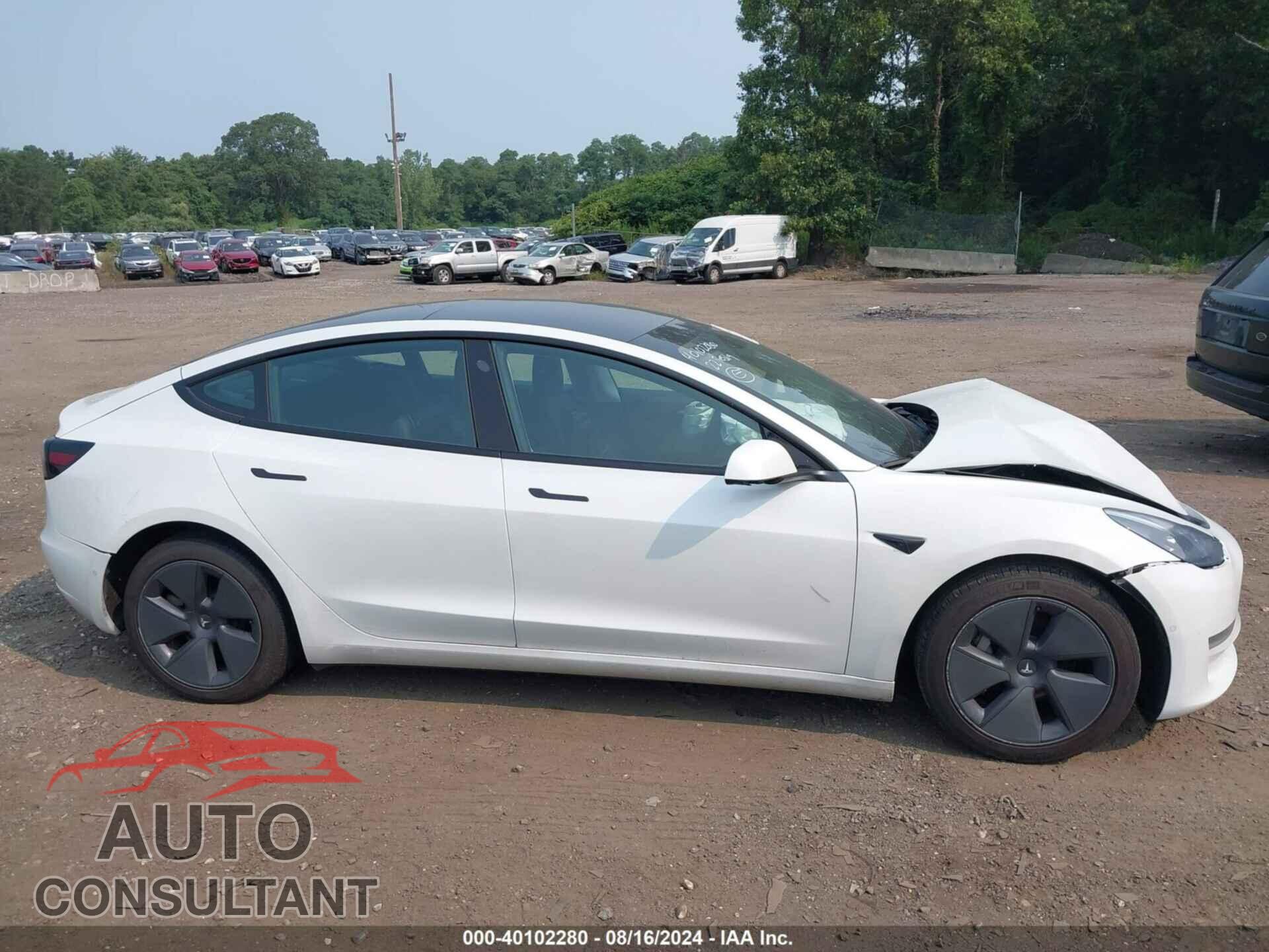 TESLA MODEL 3 2022 - 5YJ3E1EB2NF106912