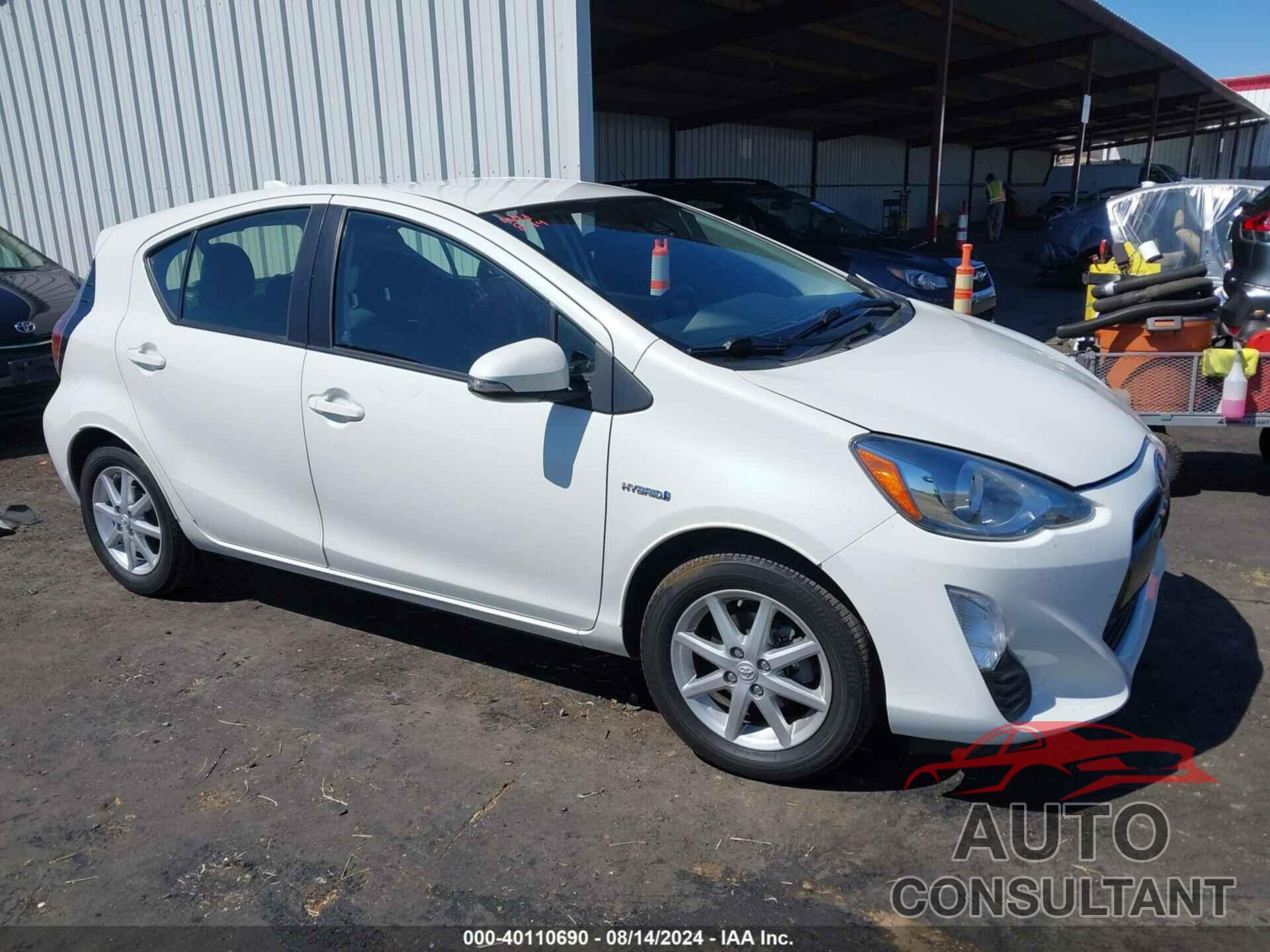 TOYOTA PRIUS C 2016 - JTDKDTB37G1129153