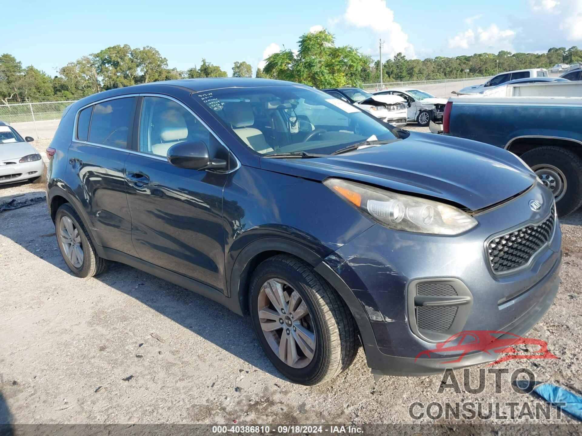 KIA SPORTAGE 2017 - KNDPM3AC7H7168069