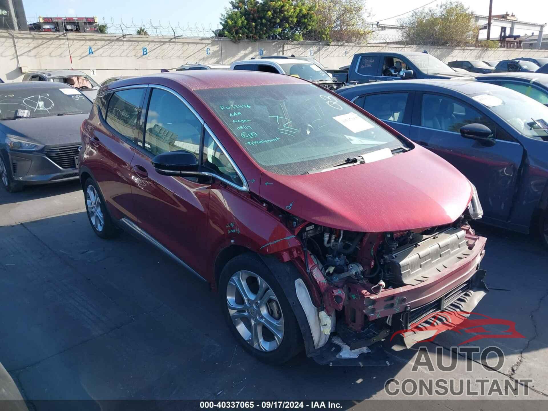 CHEVROLET BOLT EV 2017 - 1G1FW6S07H4137572