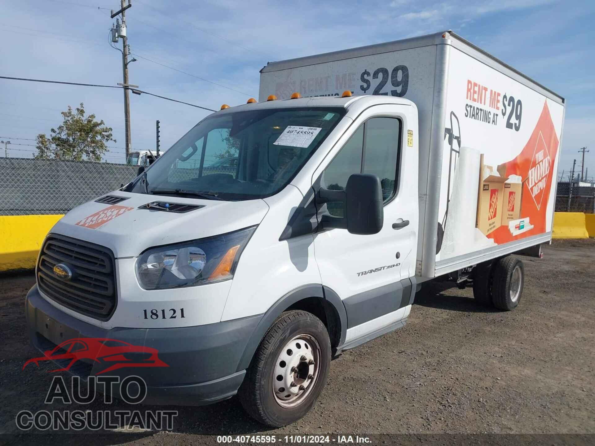 FORD TRANSIT-350 CAB 2018 - 1FDBF8ZM3JKA80648