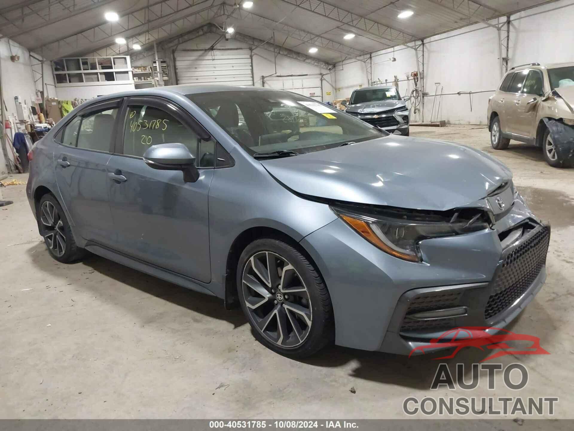 TOYOTA COROLLA 2020 - JTDP4RCE8LJ033129