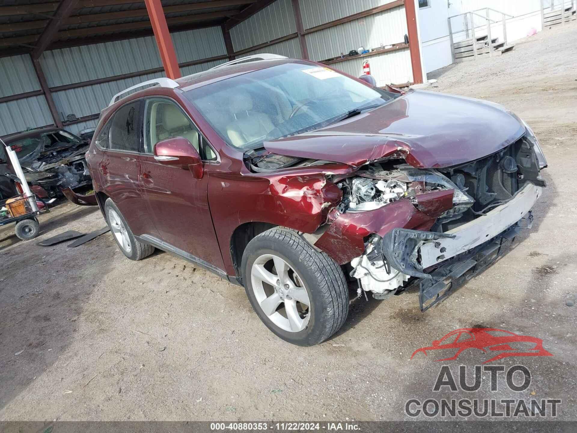 LEXUS RX 350 2015 - JTJZK1BA2F2421354