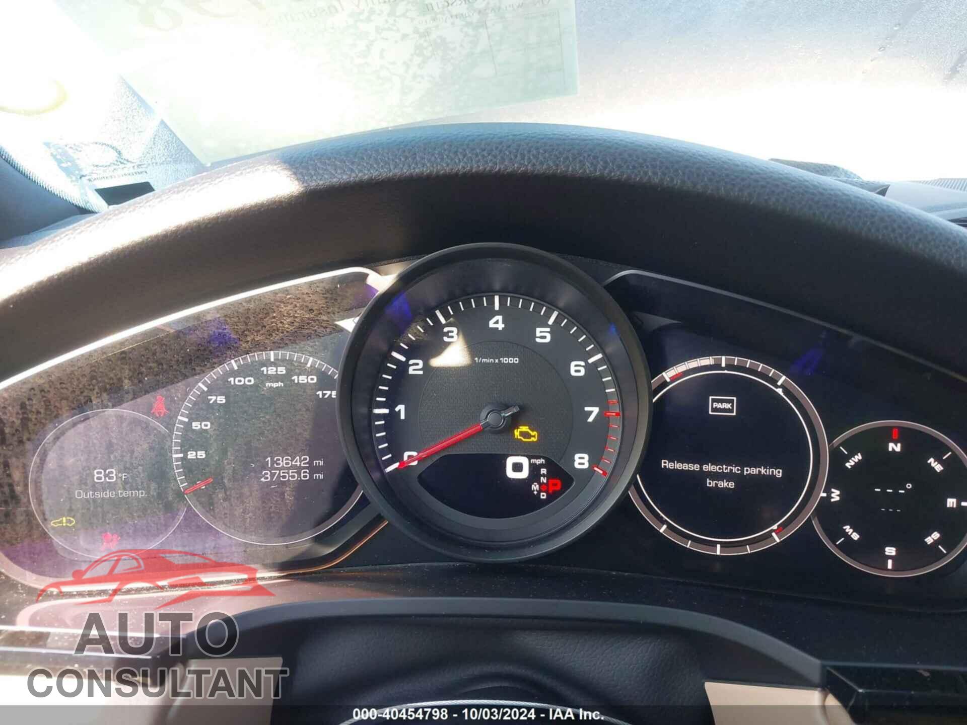 PORSCHE CAYENNE 2020 - WP1AA2AY0LDA09519
