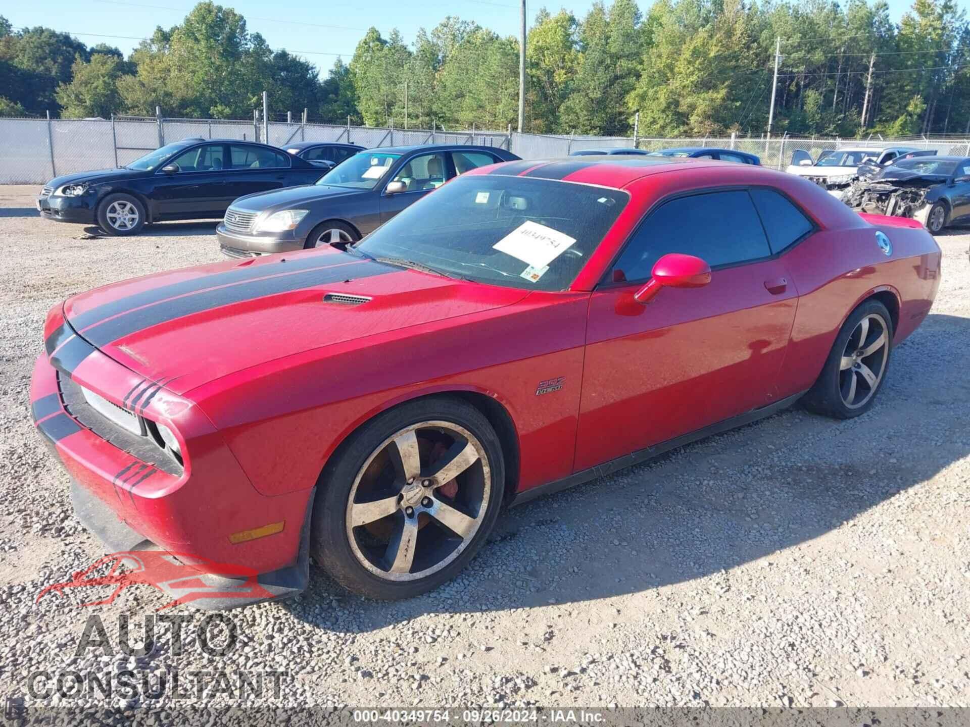 DODGE CHALLENGER 2012 - 2C3CDYCJ1CH206906