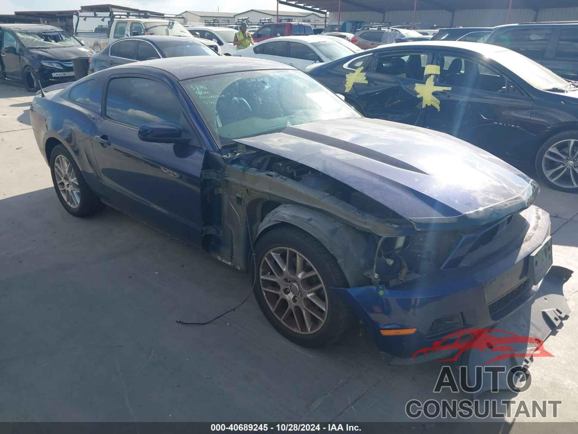 FORD MUSTANG 2012 - 1ZVBP8AM0C5256230
